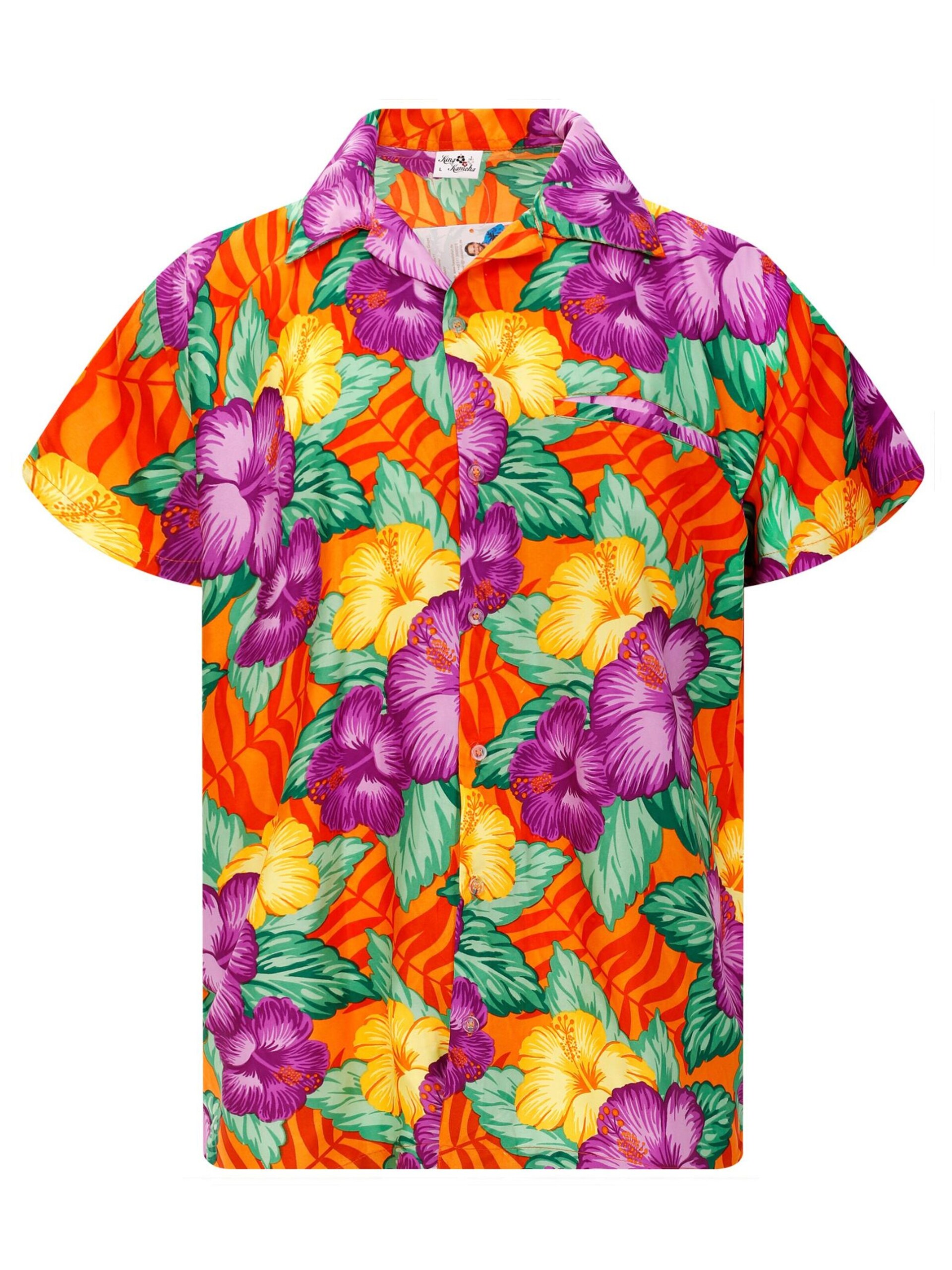 King Kameha T-shirt 'Wild Flowers' herr