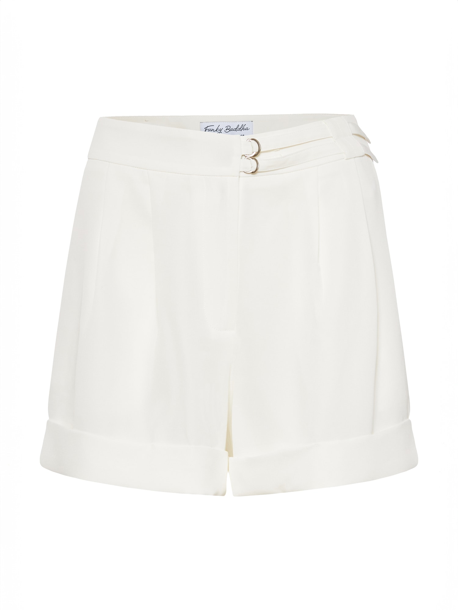 Funky Buddha Pantaloni cutați  crem