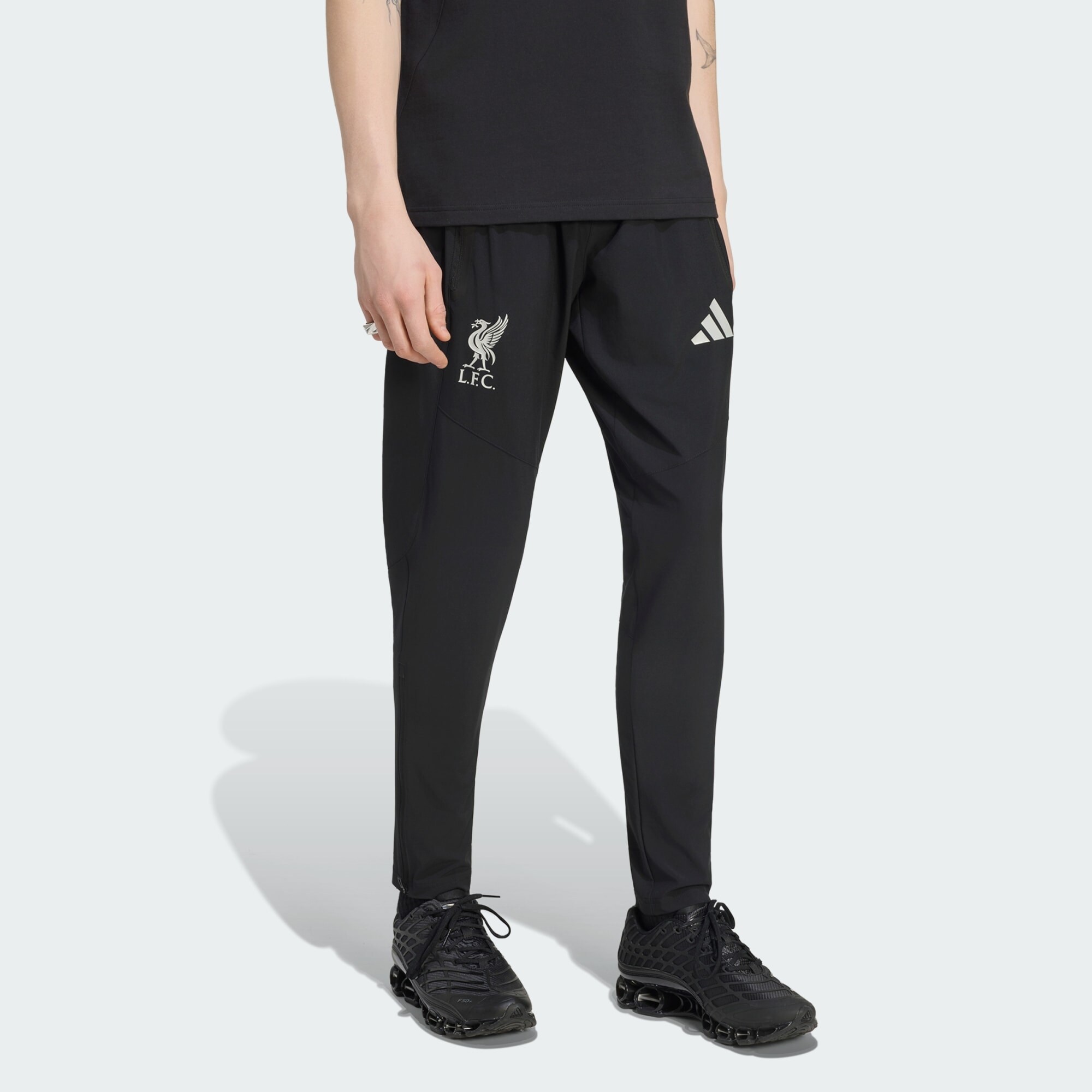 ADIDAS PERFORMANCE Pantalón deportivo 'FC Liverpool Tiro' negro / blanco – imagen 2