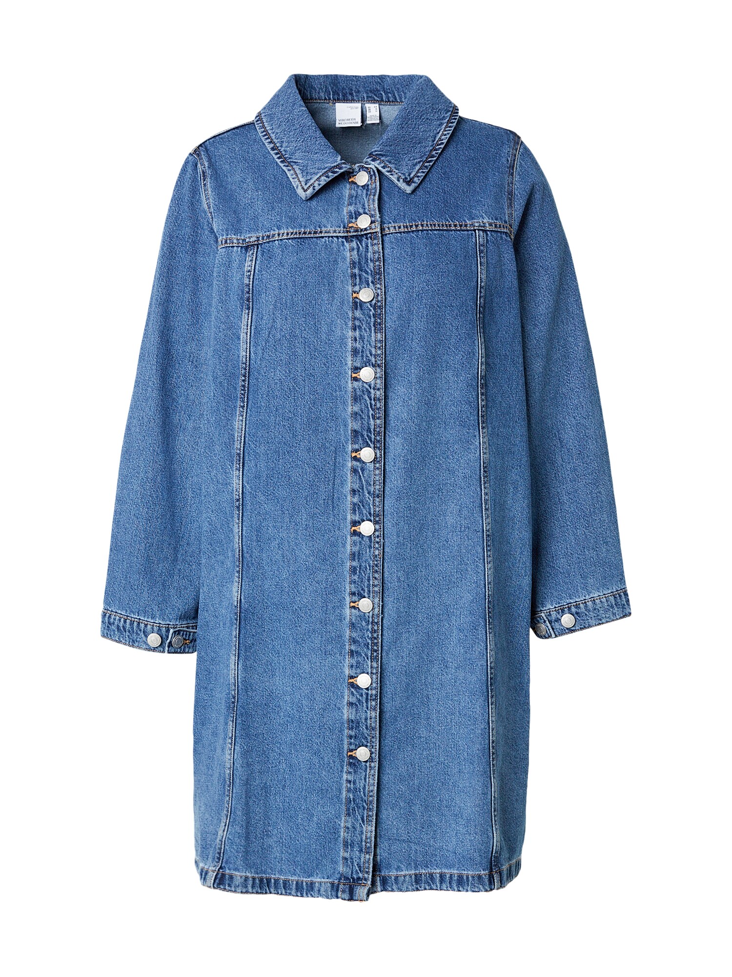 Vero Moda Curve Rochie tip bluză 'VMCFindo'  albastru denim