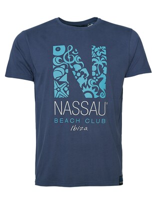 NASSAU Beach Club Shirt Aqua / Duifblauw / Wit