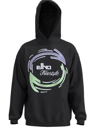 Elho Sweatshirt ‘Luzern’ Groen / Lila / Zwart / Wit