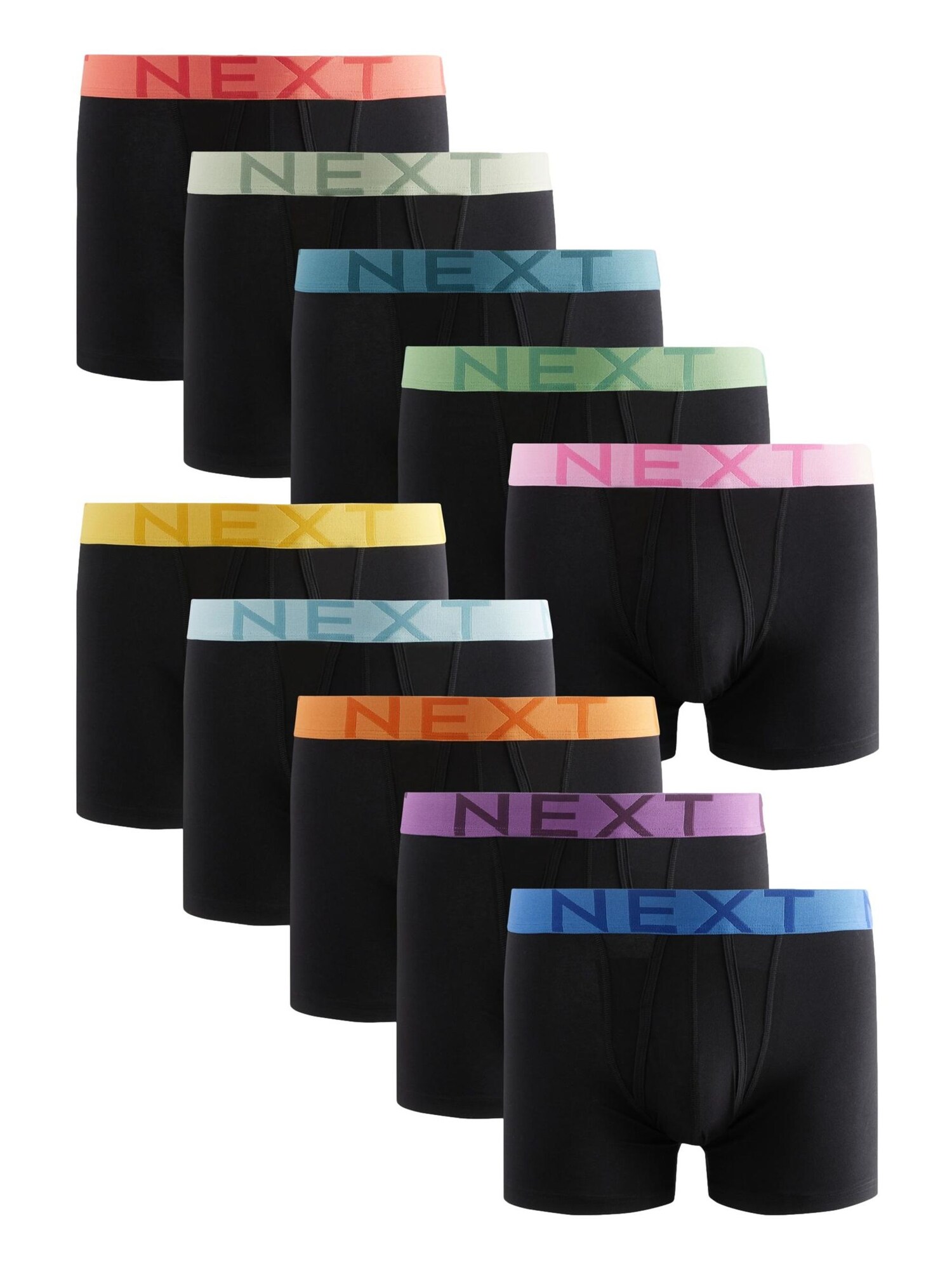 Next Boxeri  albastru / galben / verde / negru