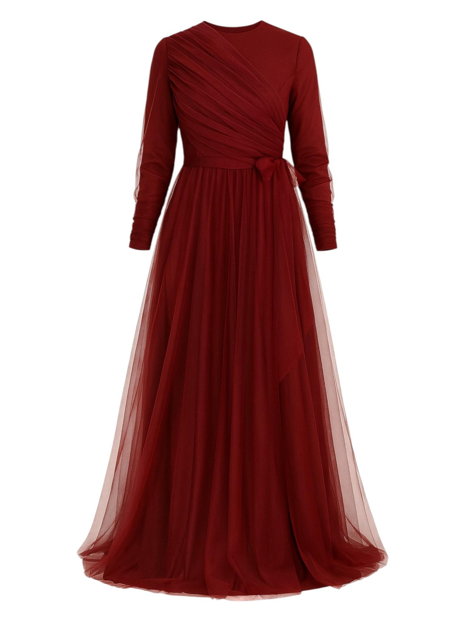 fashionshowcase Vestido de noche 'INCI'  burdeos