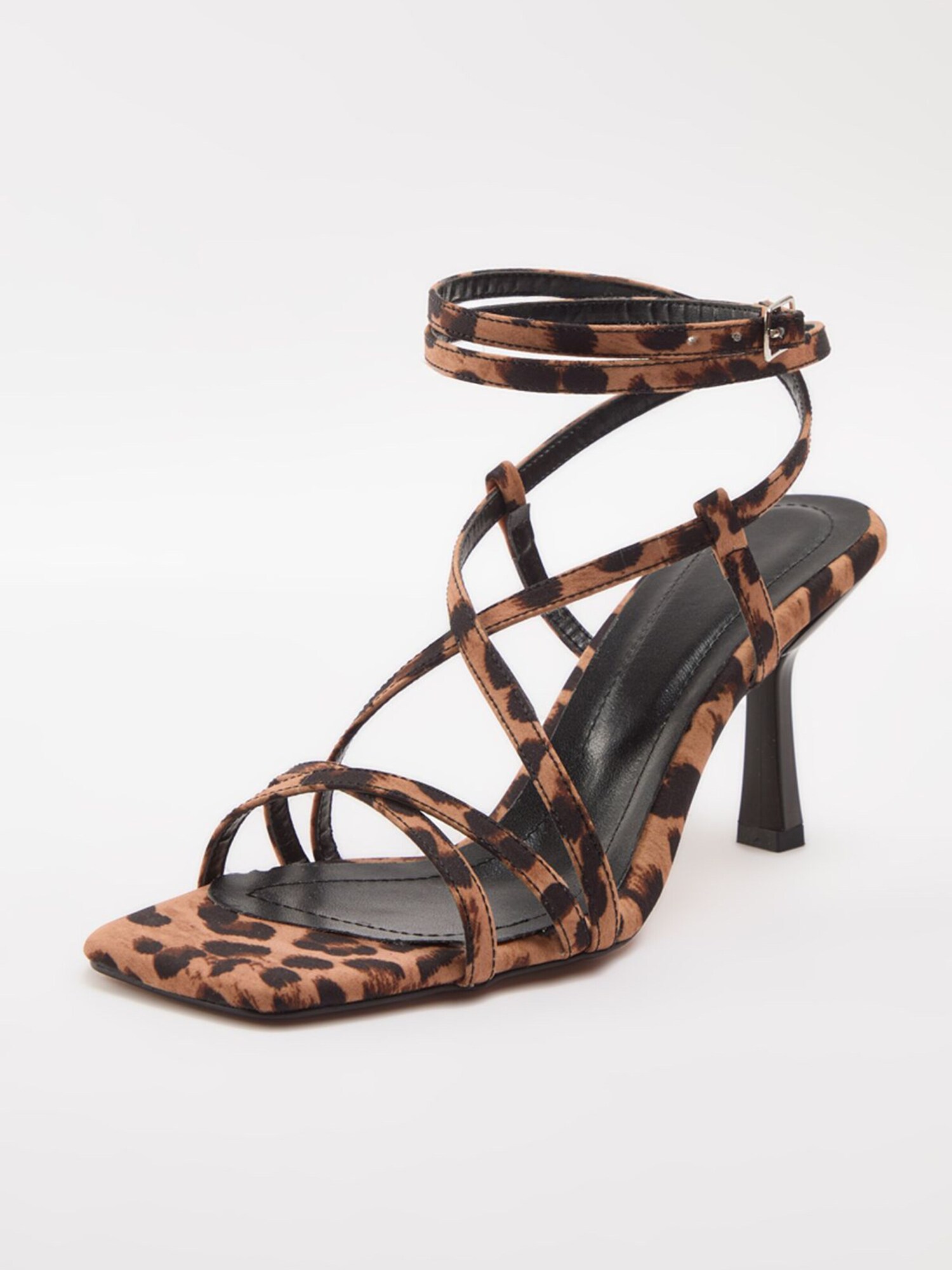 Trendyol Sandale maro coniac / negru