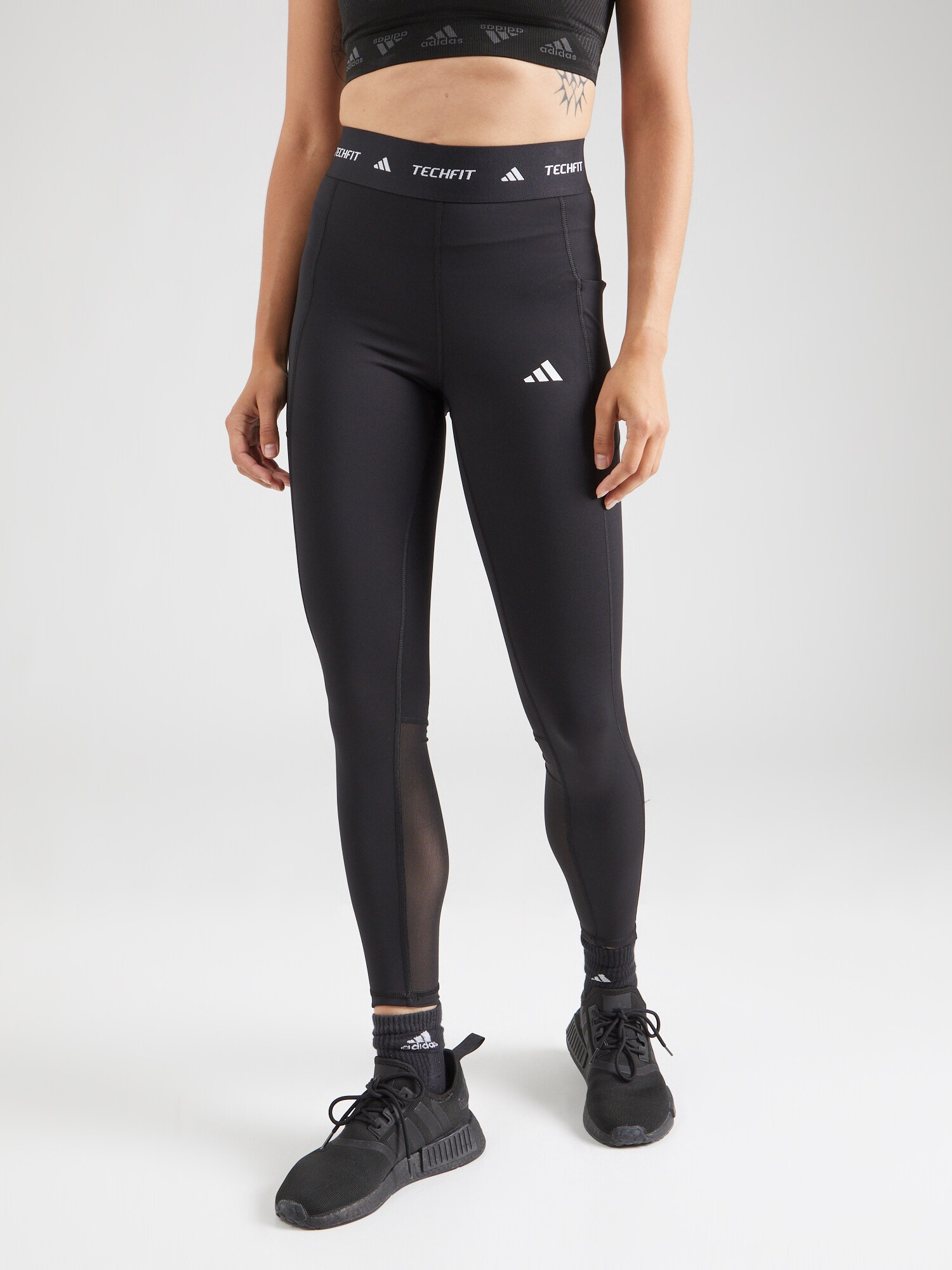 ADIDAS PERFORMANCE Sportnadrágok 'Stash'  fekete / fehér termék 2. képe