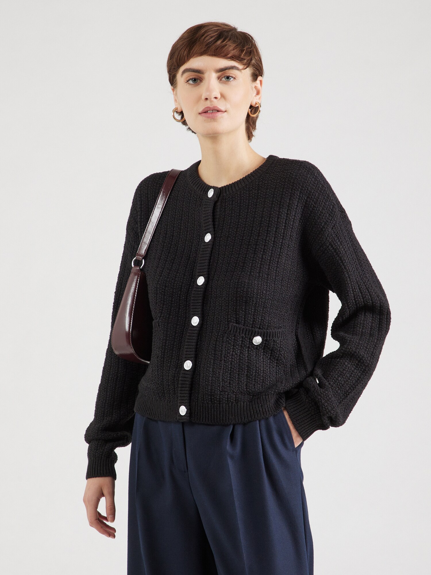 VERO MODA Kardigán 'VMHARPER' čierna (obrázok 3)