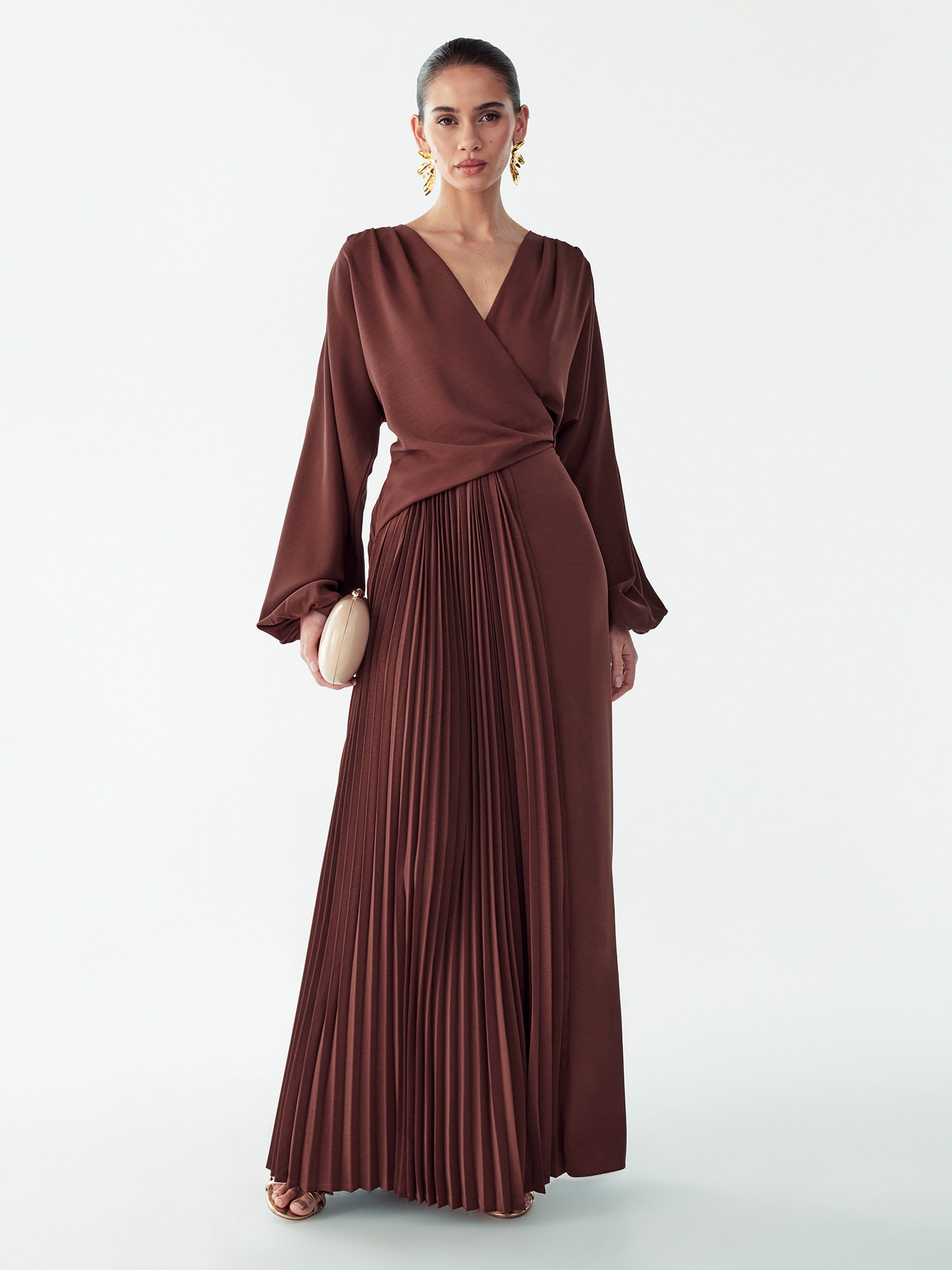 St MRLO Večernja haljina 'SCARLA ' burgund
