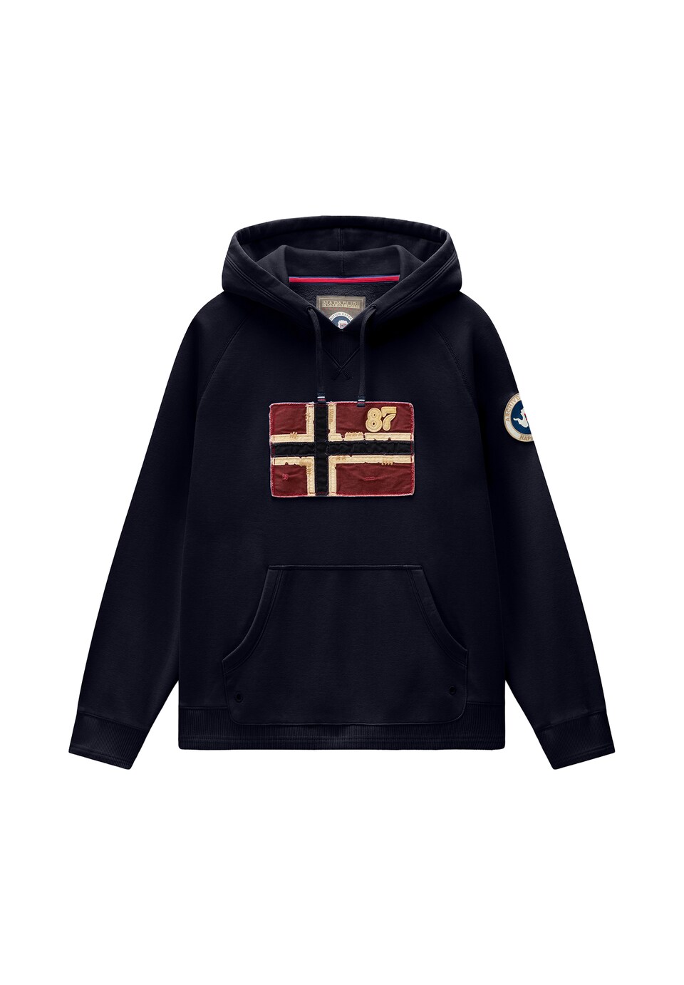 Sweatshirt 'B-ARCHIVE' beige / marinblå