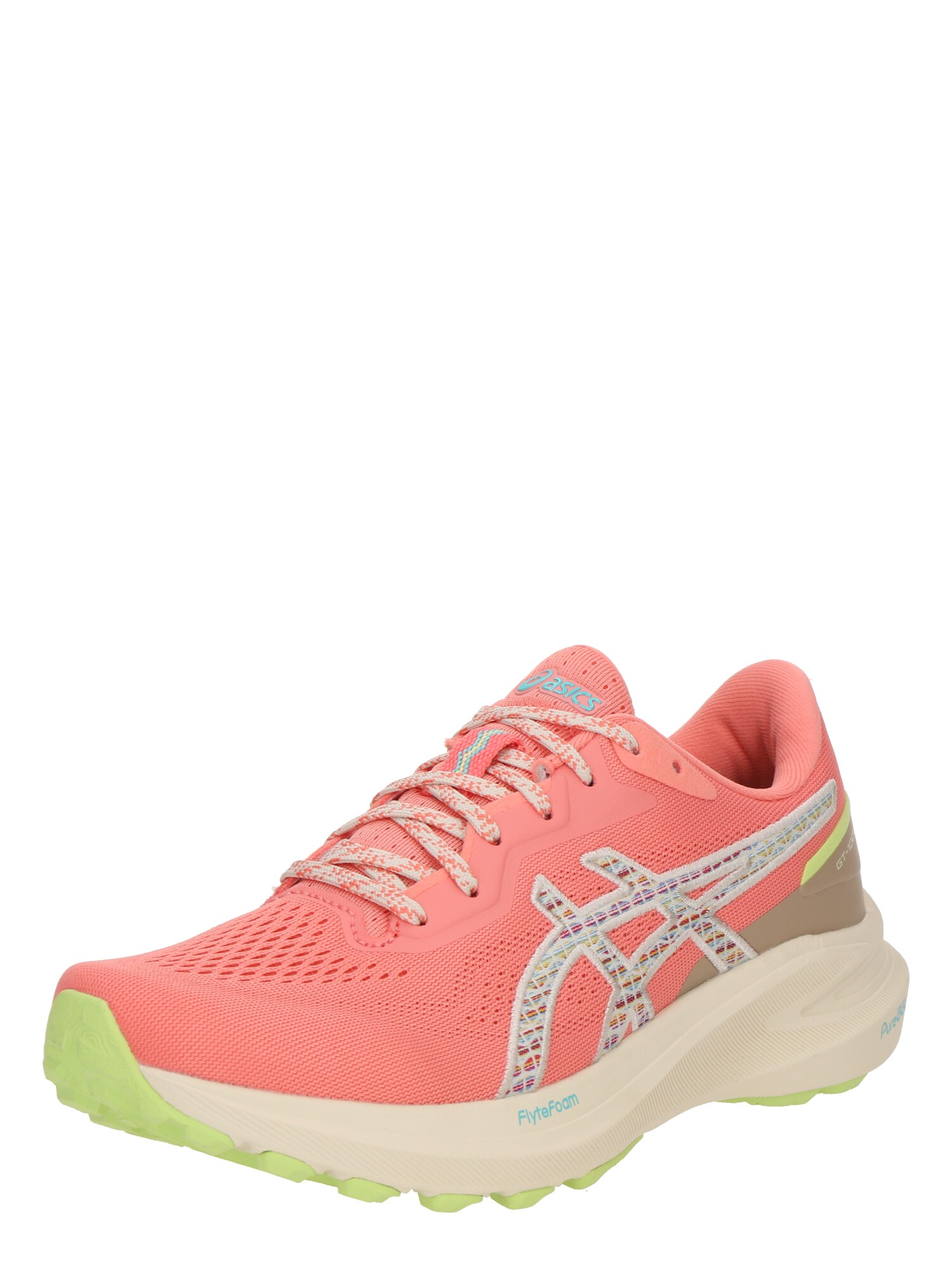 ASICS Futócipők 'GT-1000 13 TR'  neonkék / zöld / lazac / piszkosfehér akciós termékkép 1