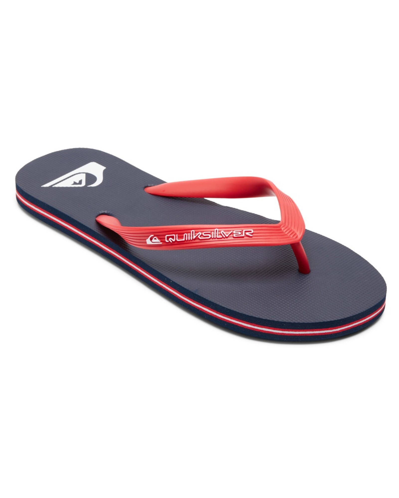QUIKSILVER Flip-flops Molokai  roșu / alb
