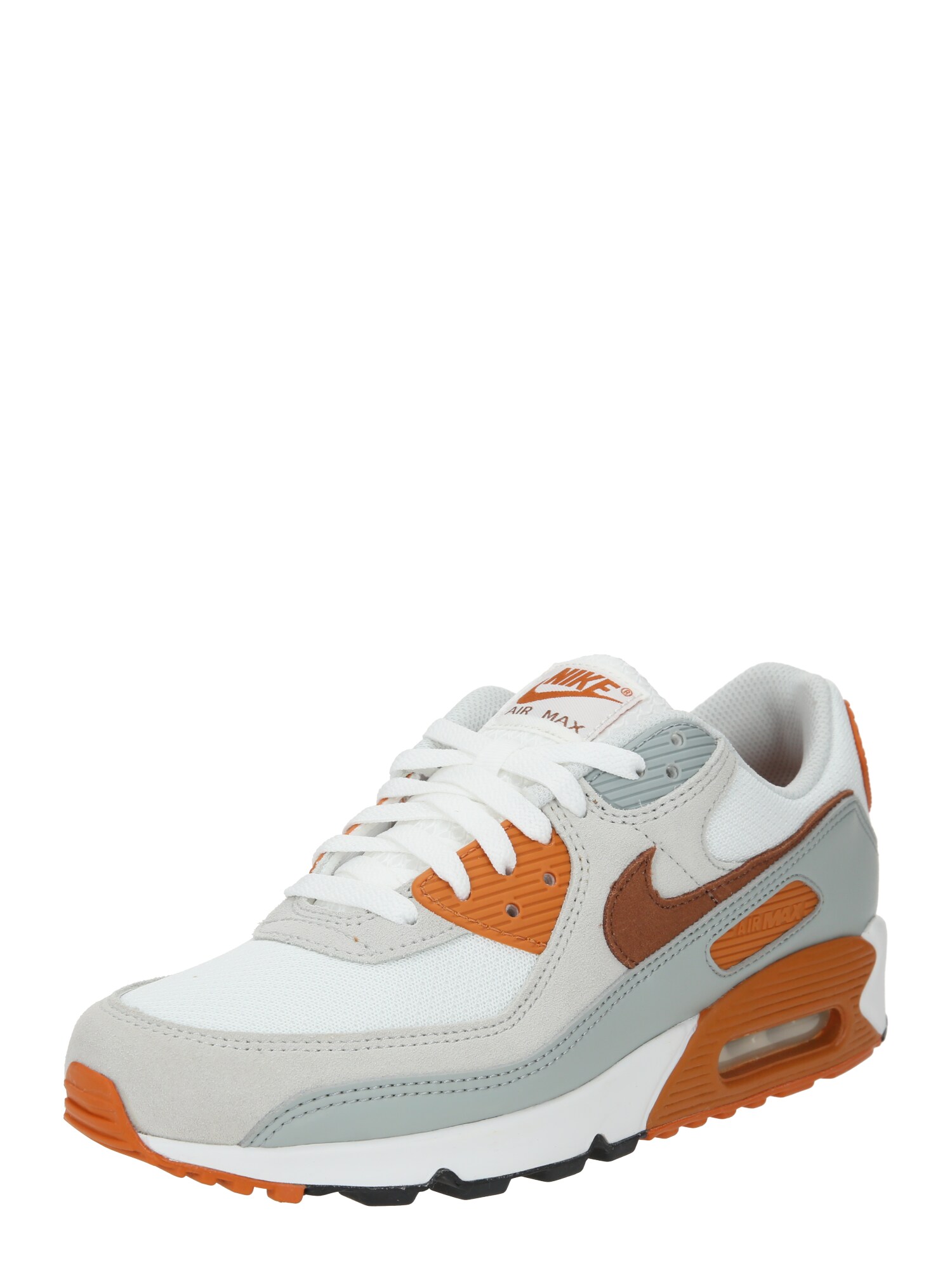 Nike Sportswear Sneaker low 'AIR MAX 90'  brun / cognac / lysegrå / hvid