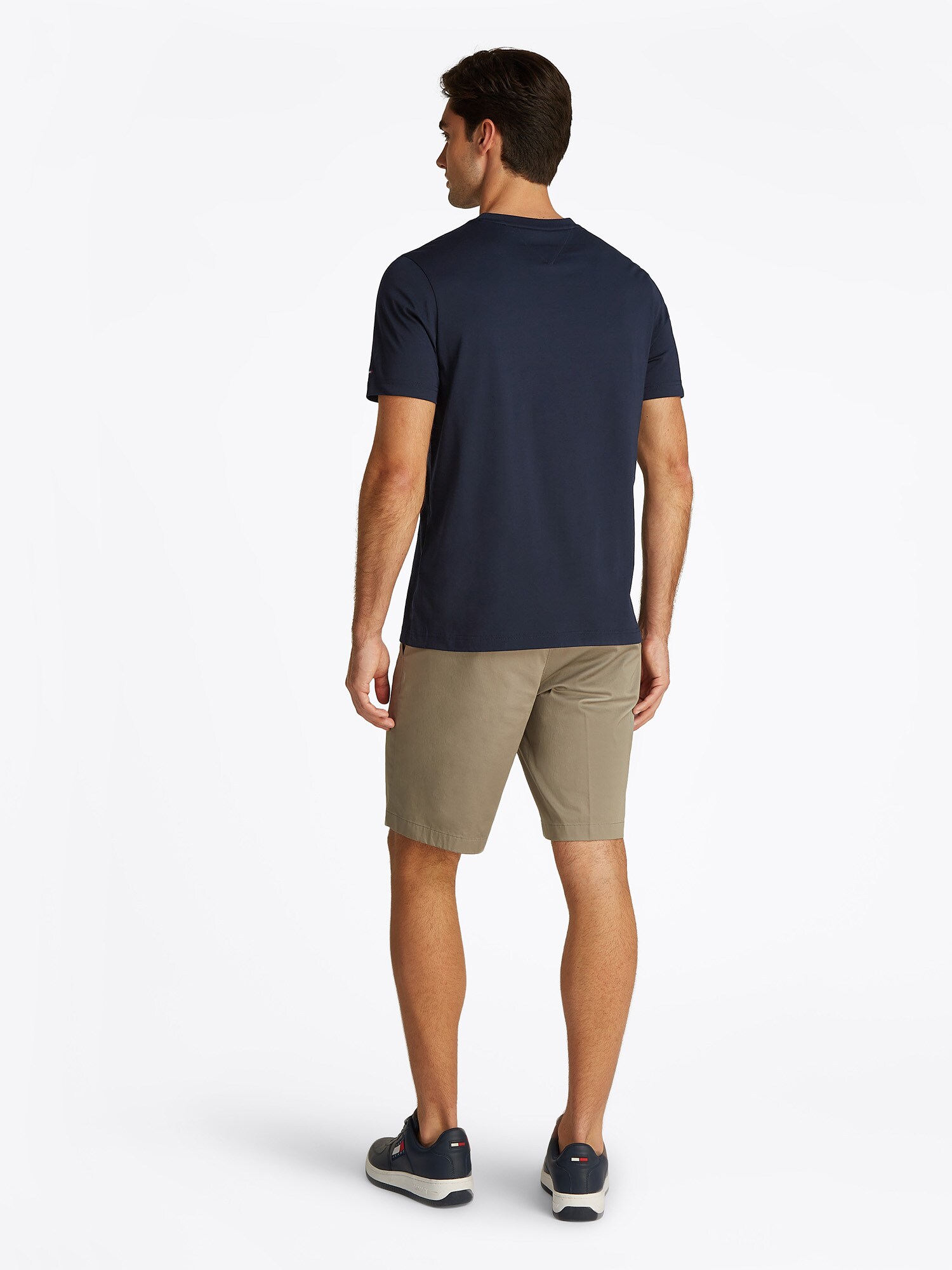TOMMY HILFIGER Tričko námornícka modrá / tmavomodrá / biela (obrázok 3)