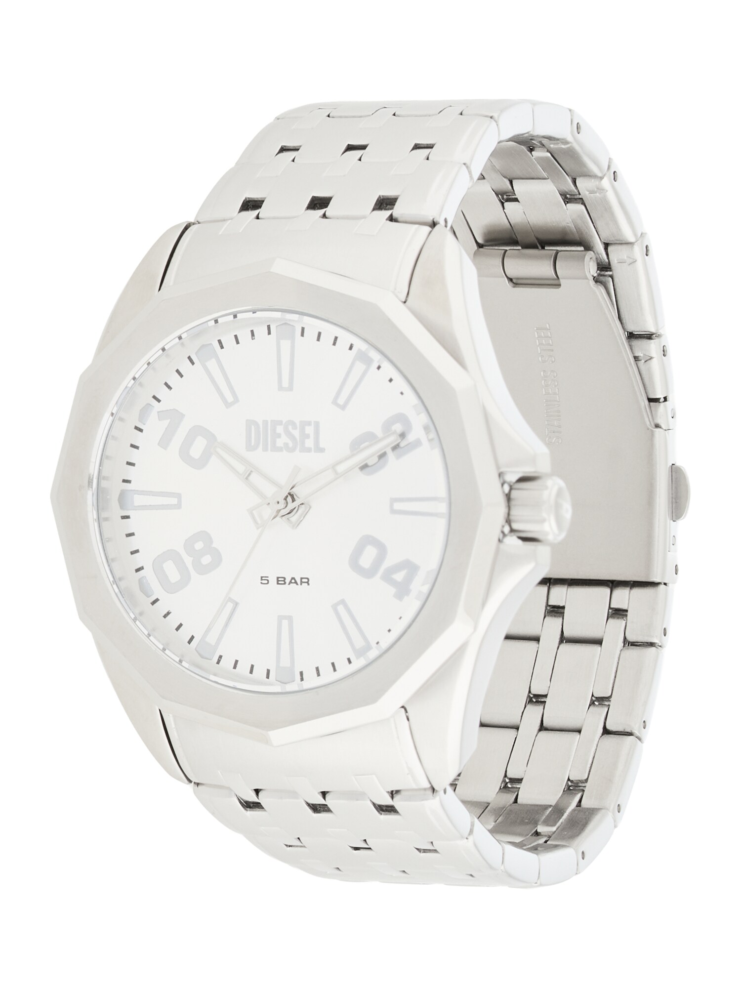 DIESEL Ceas analogic 'STINGER'  argintiu