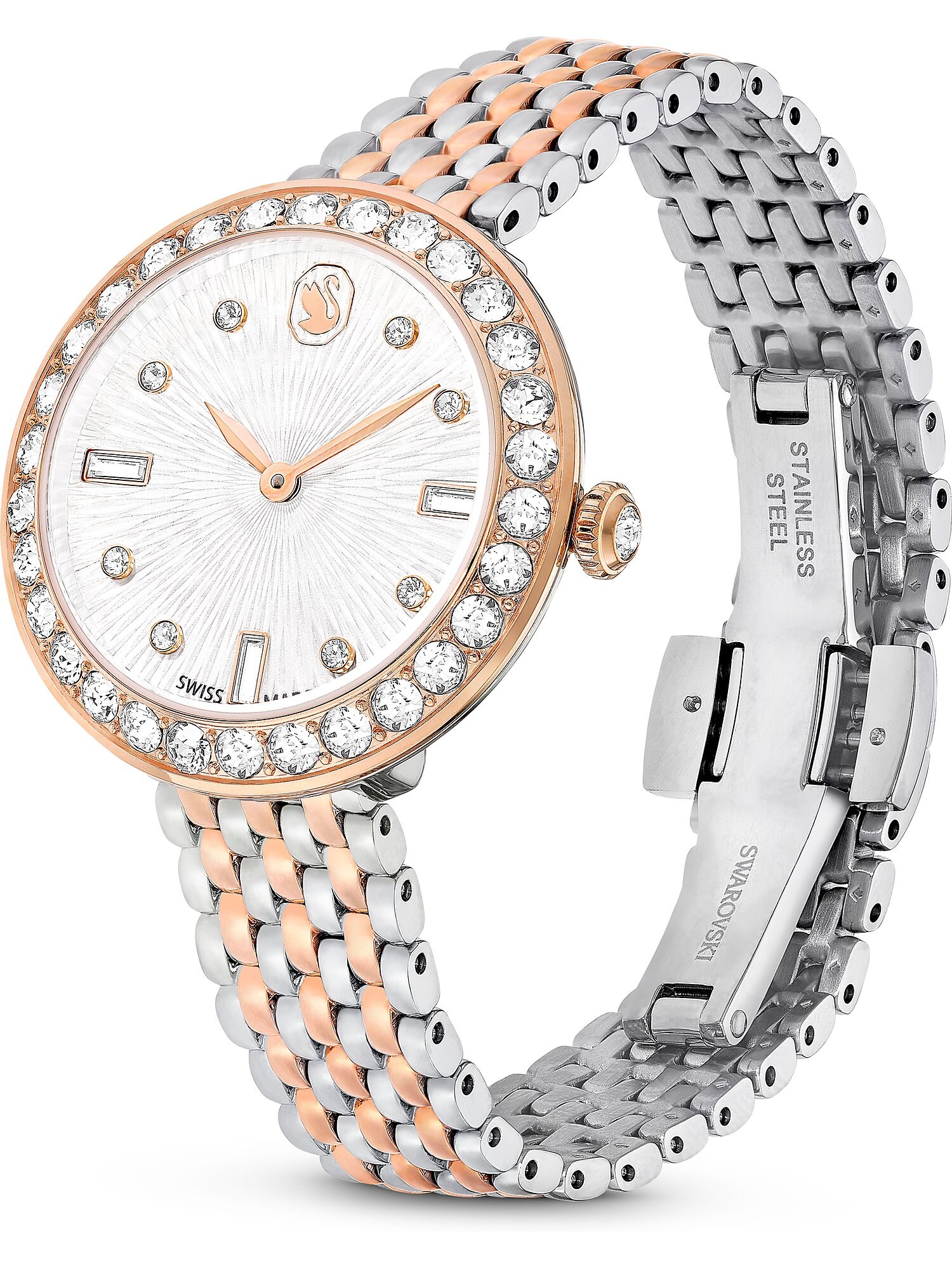 Swarovski Analoog Horloge Rose-goud / Zilver
