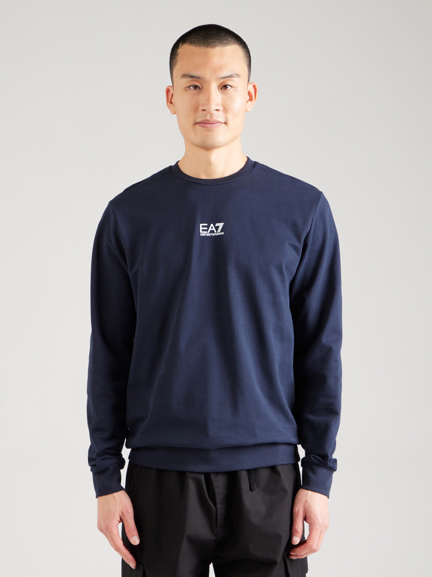 EA7 Emporio Armani Tréning póló  tengerészkék / fehér termék 2. képe