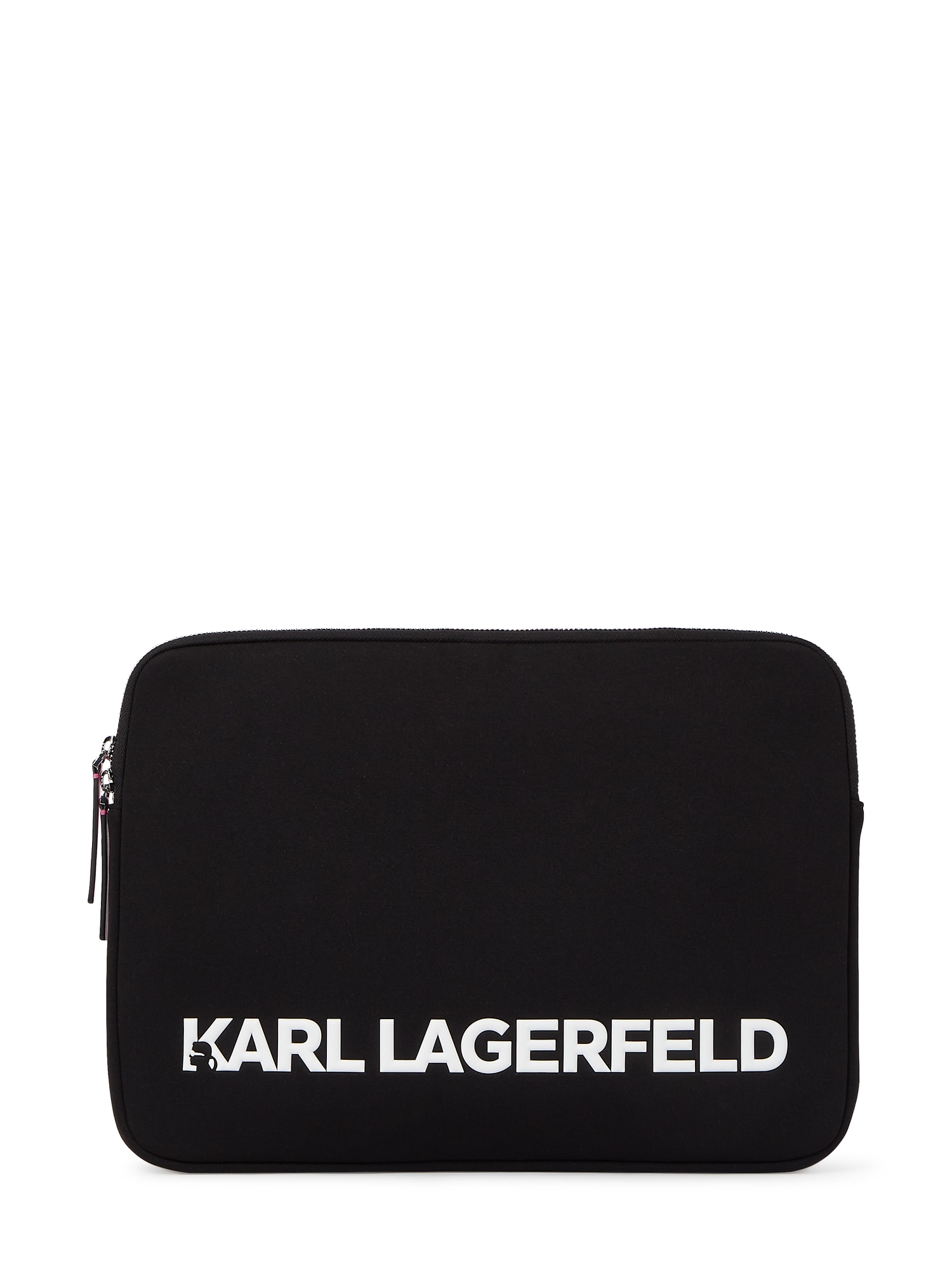 Karl Lagerfeld Taška na notebook  čierna / biela