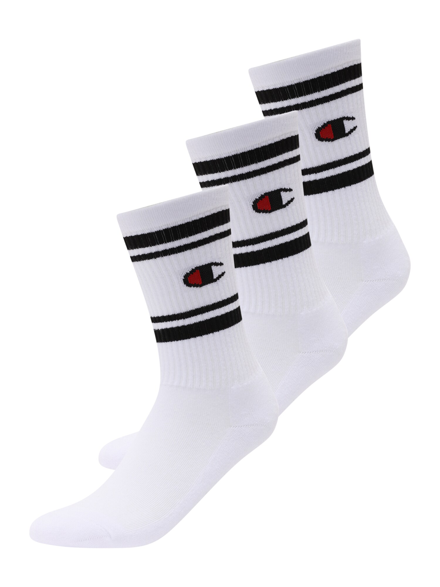 Champion Authentic Athletic Apparel Zokni 'Seasonal'  piros / fekete / fehér akciós termékkép 1