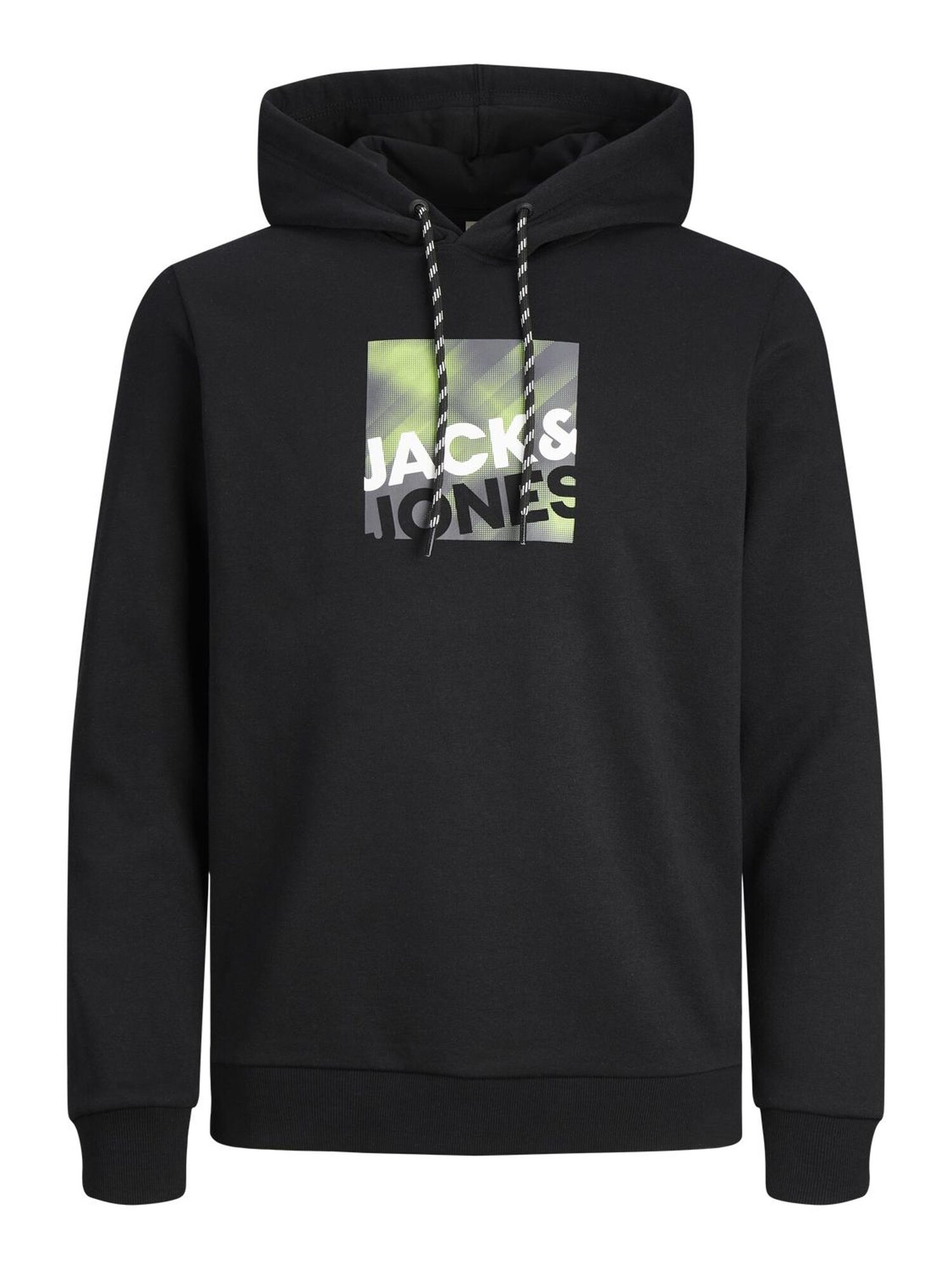 JACK & JONES Mikina 'JCOLogan'  sivá / jablková / čierna / biela