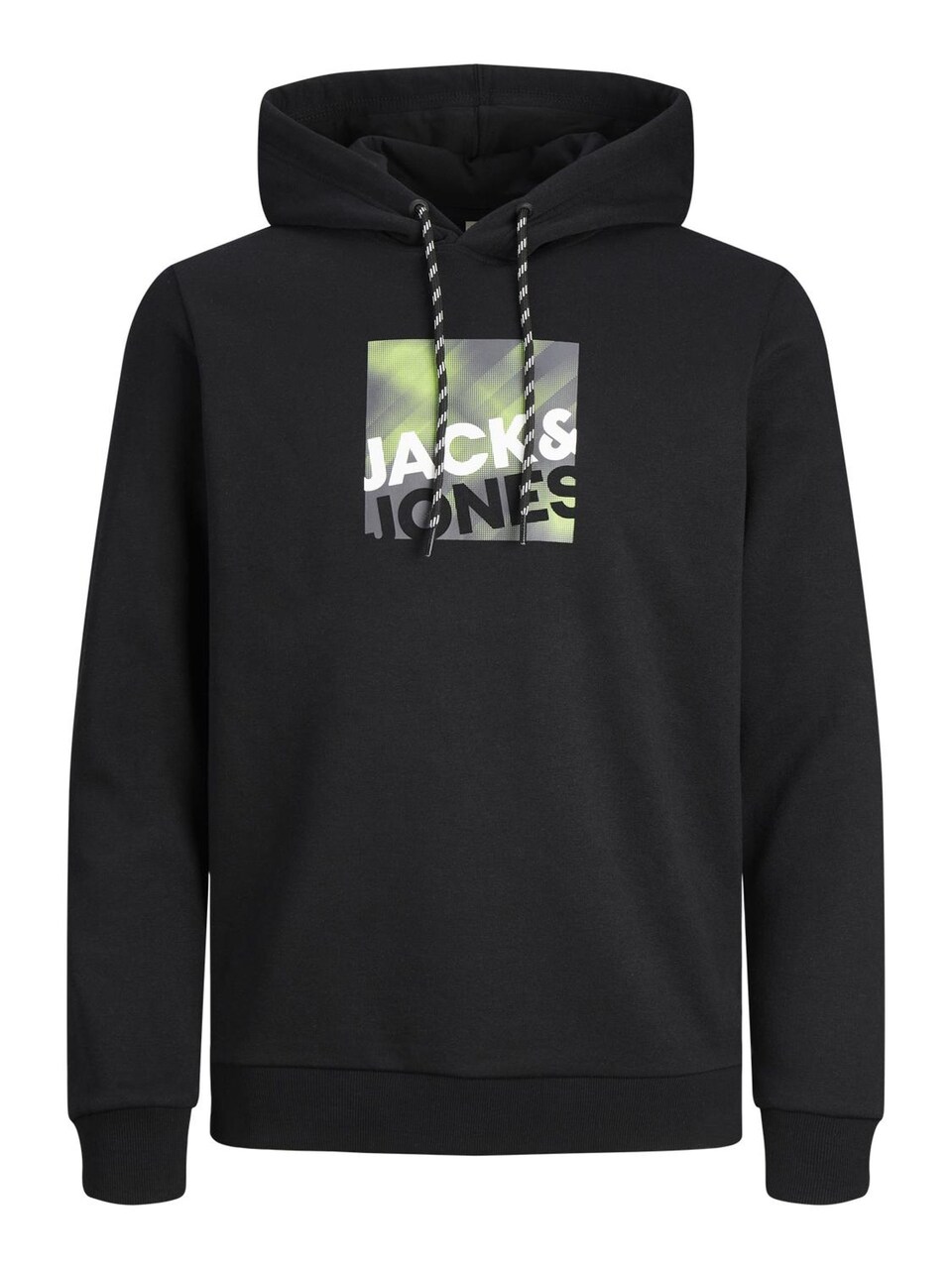 Sweatshirt 'JCOLogan' grå / äpple / svart