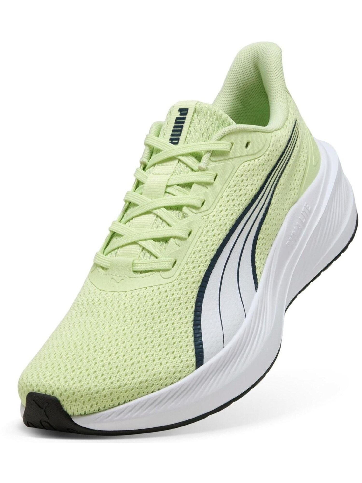 PUMA Zapatillas sin cordones 'Dasher Lite' manzana / negro / blanco