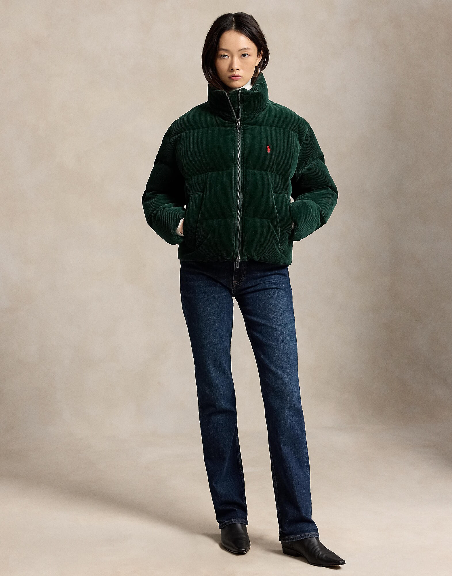 Polo Ralph Lauren Chaqueta de invierno  verde oscuro – imagen 4