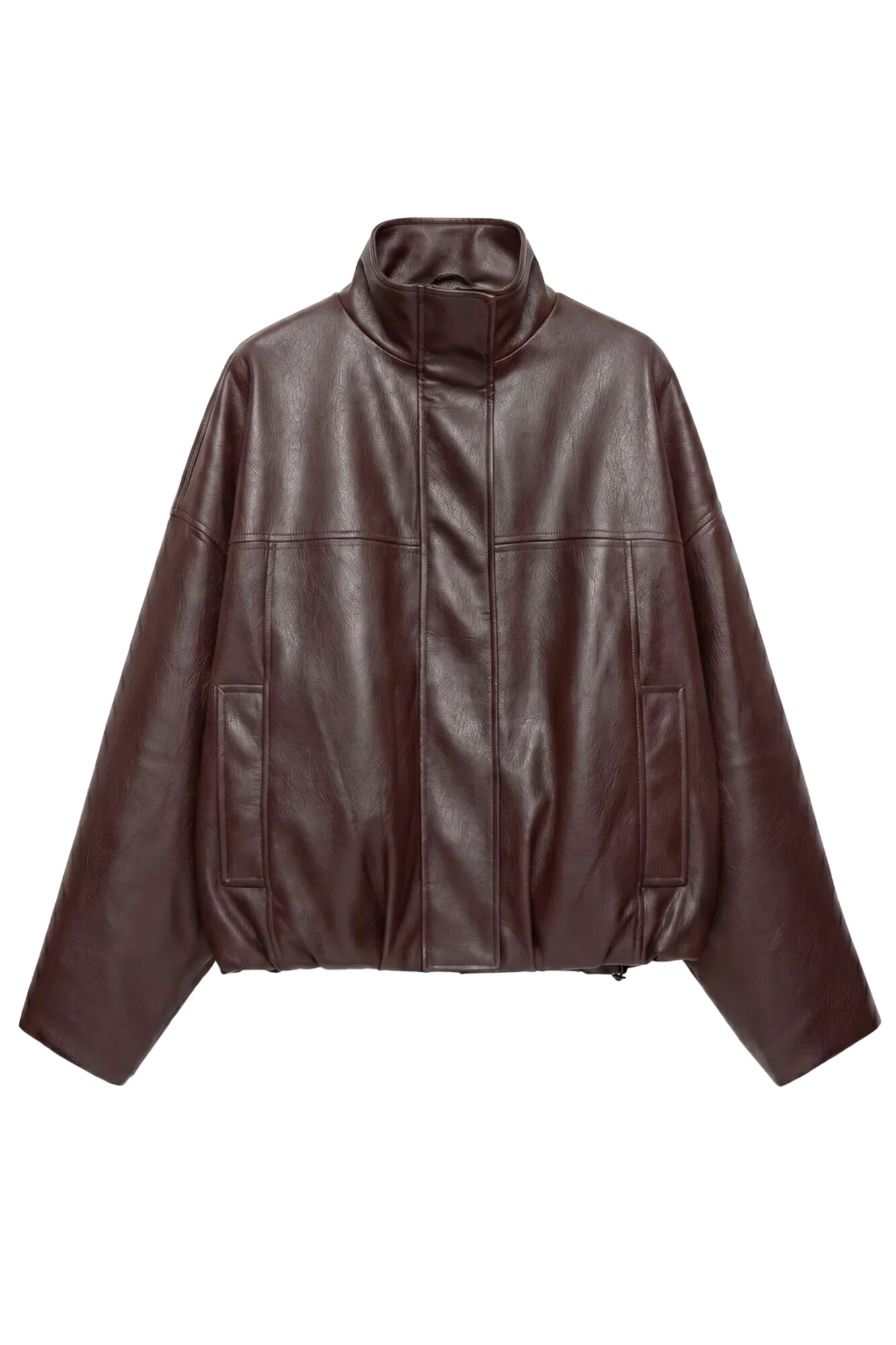 Pull&Bear Geacă de primăvară-toamnă maro