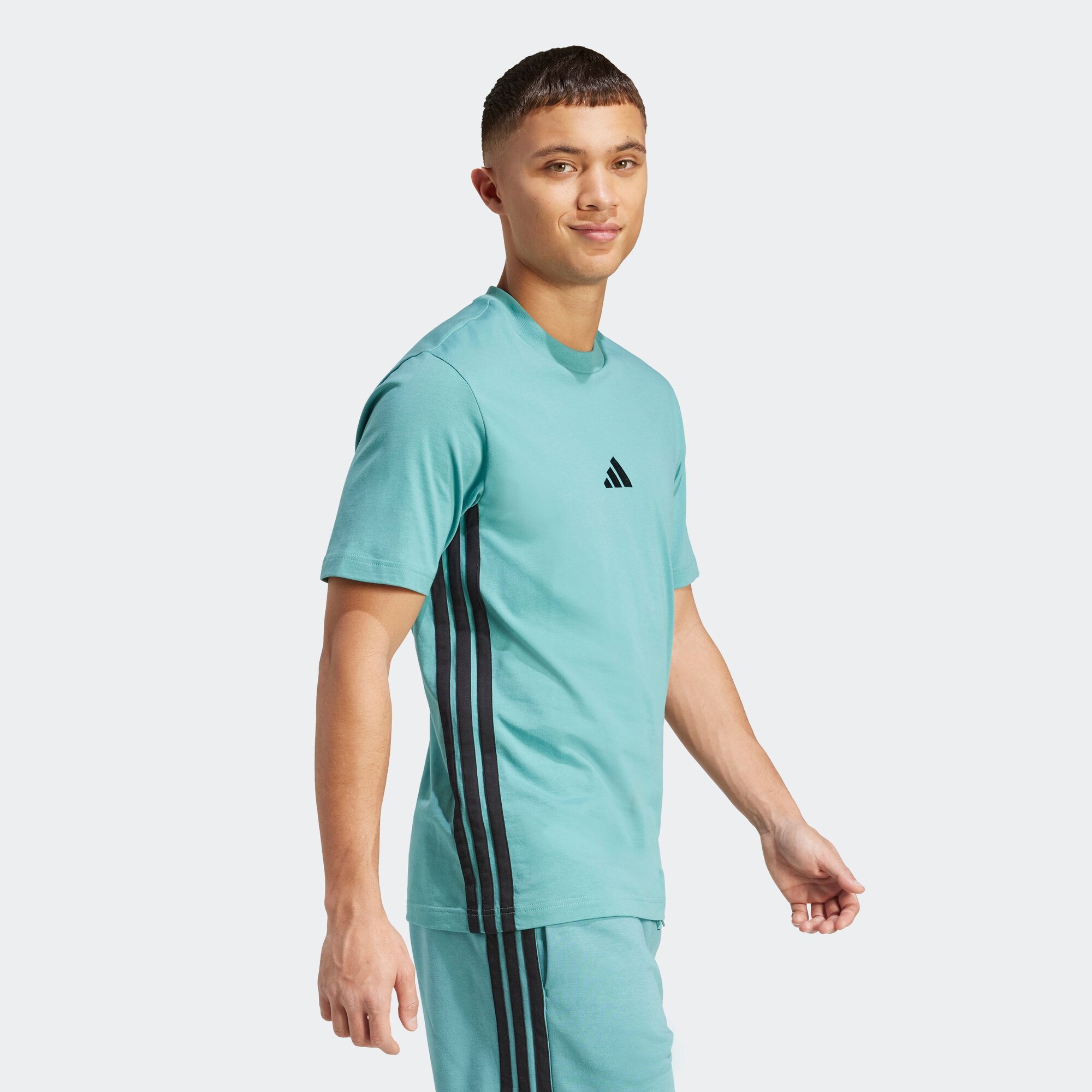ADIDAS SPORTSWEAR Funkčné tričko tyrkysová / čierna (obrázok 5)