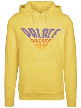 F4NT4STIC Sweatshirt ‘Stranger Things Palace Arcade Netflix TV Series’ Geel / Lila / Oranje / Neonrood