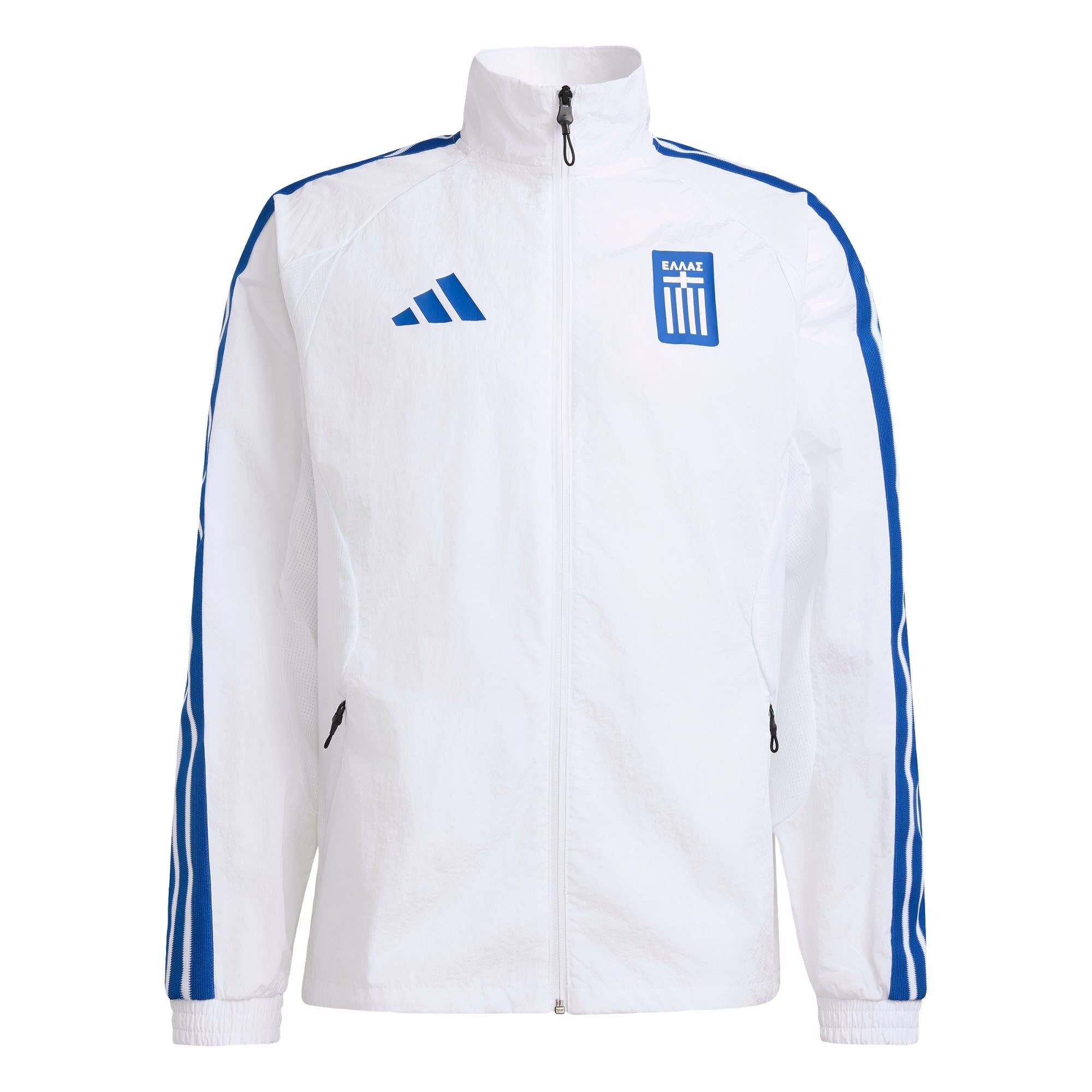 ADIDAS PERFORMANCE Chaqueta de chándal 'Griechenland Anthem' azul / blanco