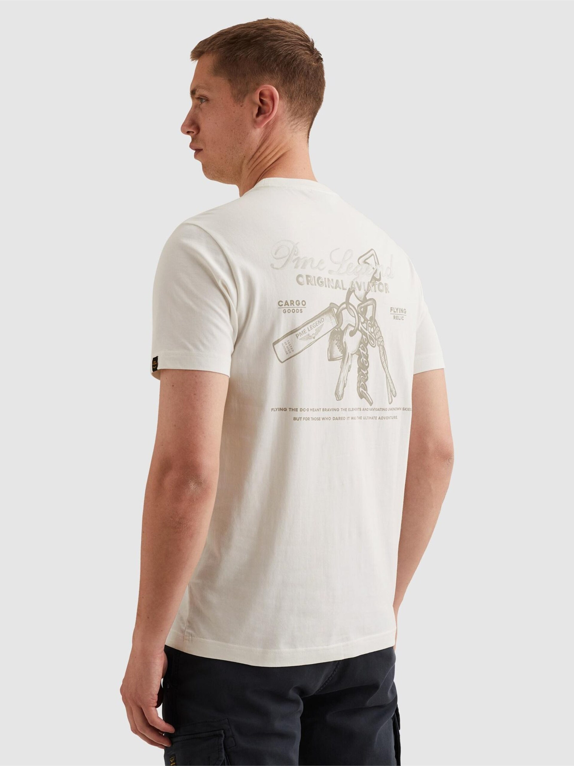 PME Legend T-shirt 'T-shirt in jersey with large back artwork' herr