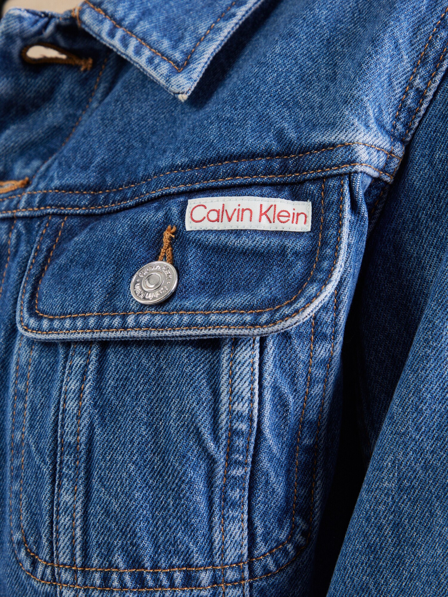 Calvin Klein Jeans Prechodná bunda '90S'  modrá (obrázok 5)