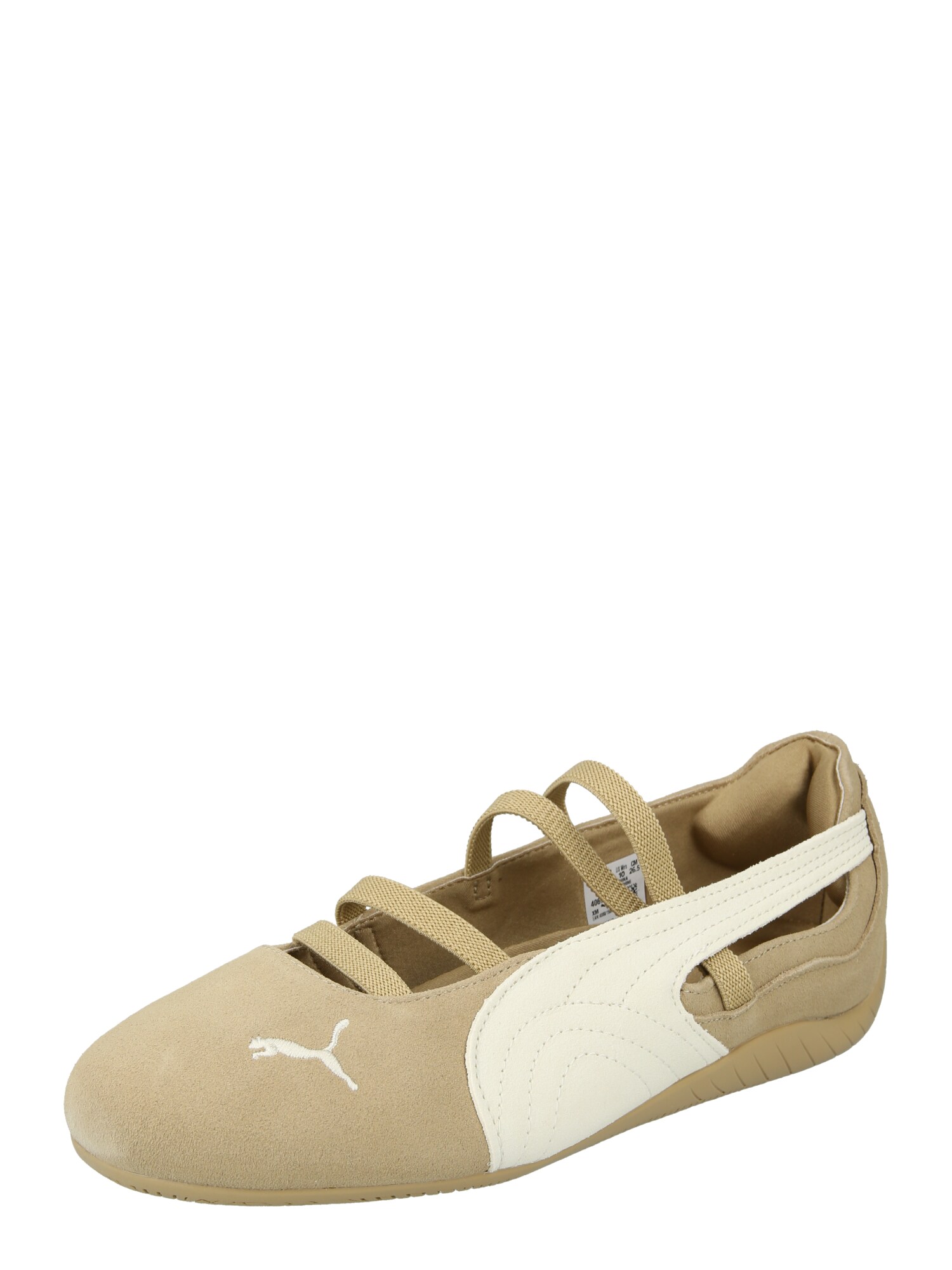 PUMA Balerini Speedcat  maro deschis / alb