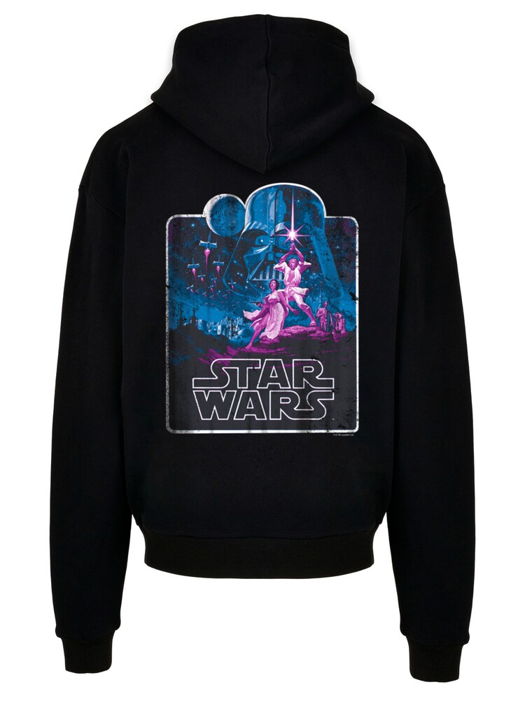 F4NT4STIC Sweatshirt 'Star Wars' Herren Größe 4XL blau / lila / schwarz / weiß