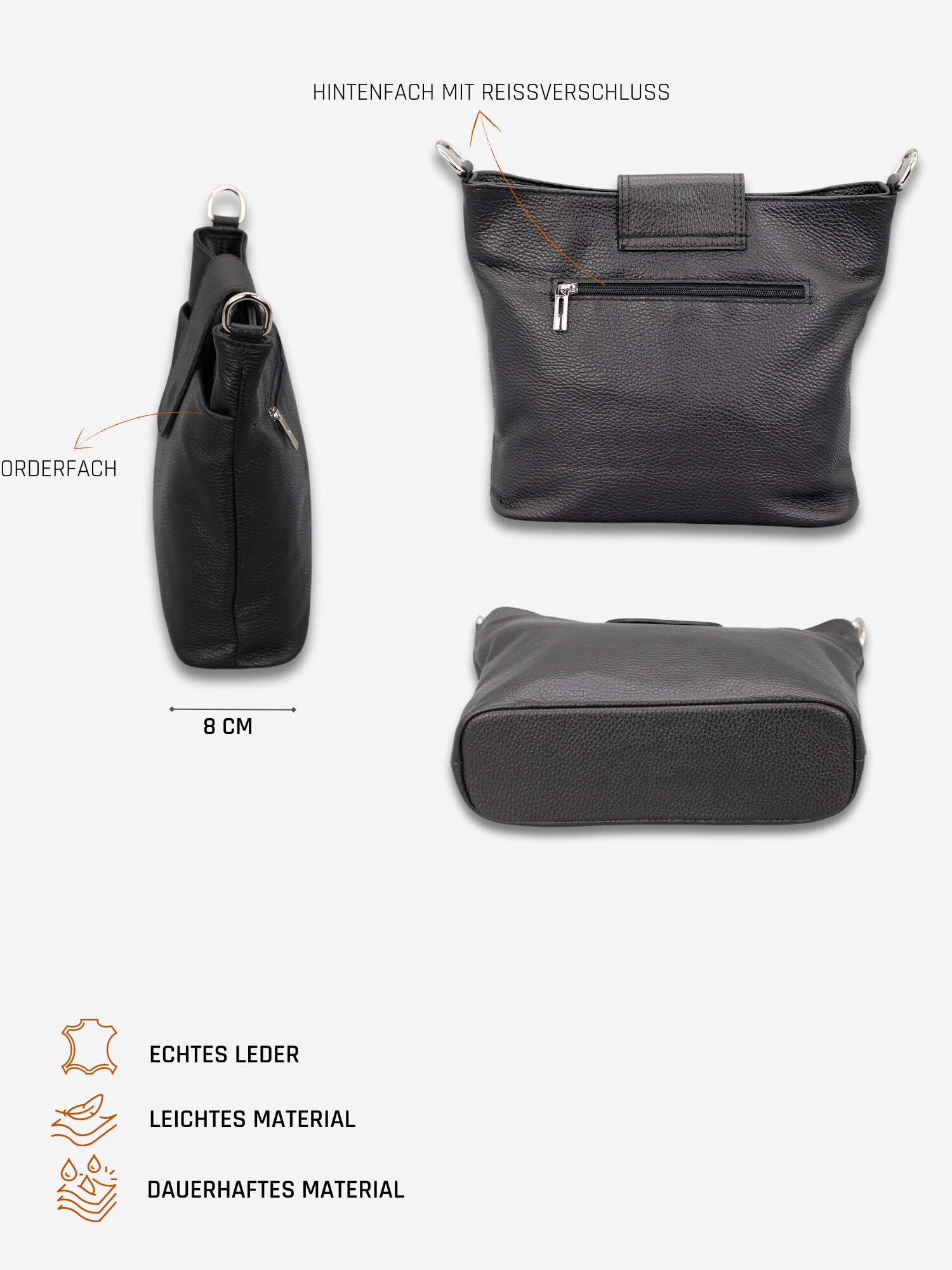 Thumbnail - Adel Bags Schultertasche Sara