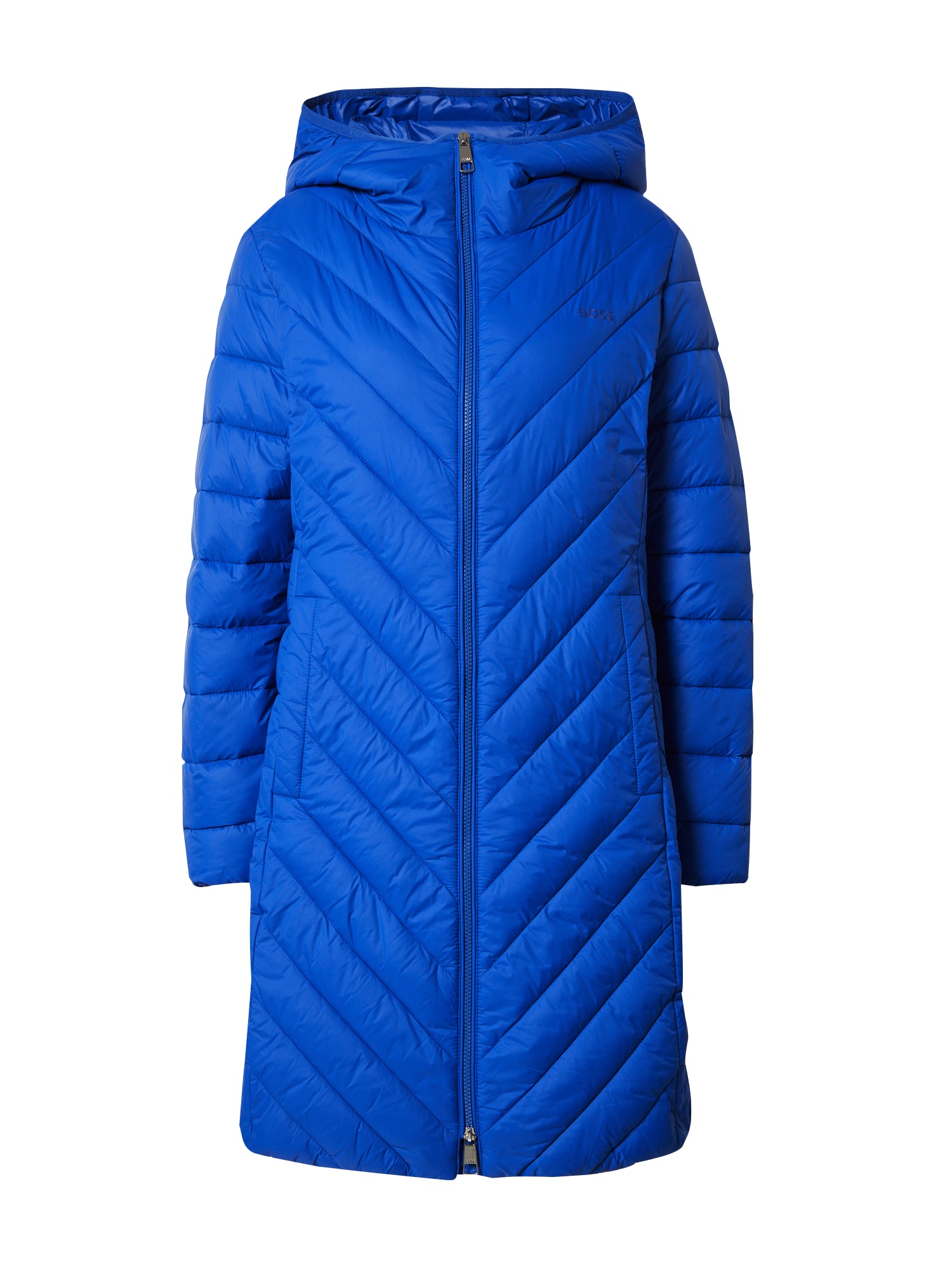 BOSS Zimný kabát 'Pinolo'  azúrová / strieborná