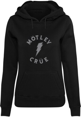 Merchcode Sweatshirt ‘Motley Crue – Bolt World Tour’ Kersrood / Zwart / Zilver