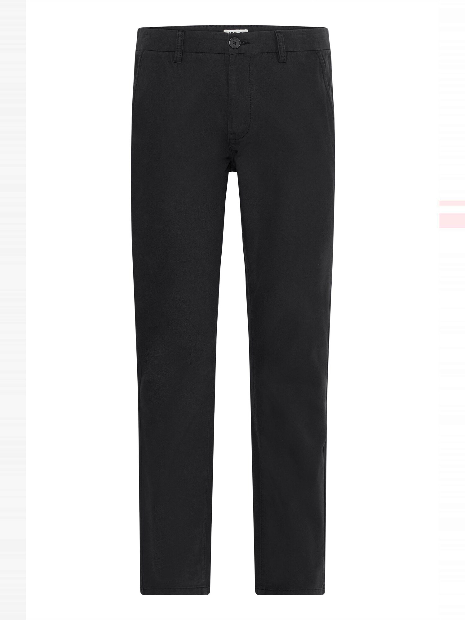 !Solid Pantalón chino 'CADEN'  negro
