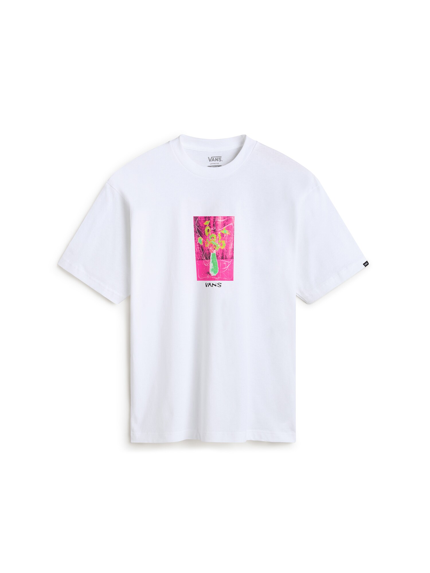 VANS Tricou  galben / verde / roz / alb