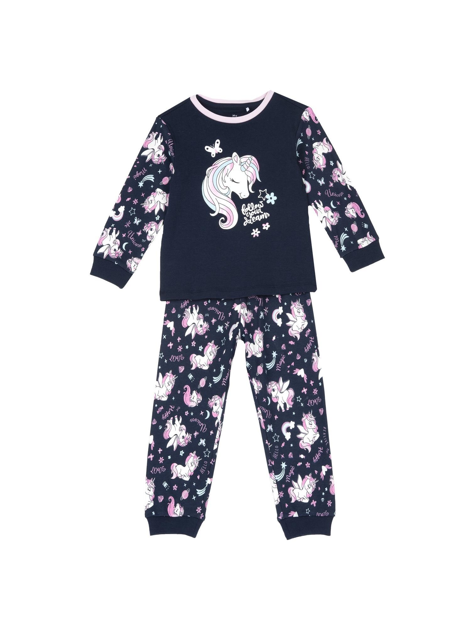 Chicco Pijamale  bleumarin / roz / alb