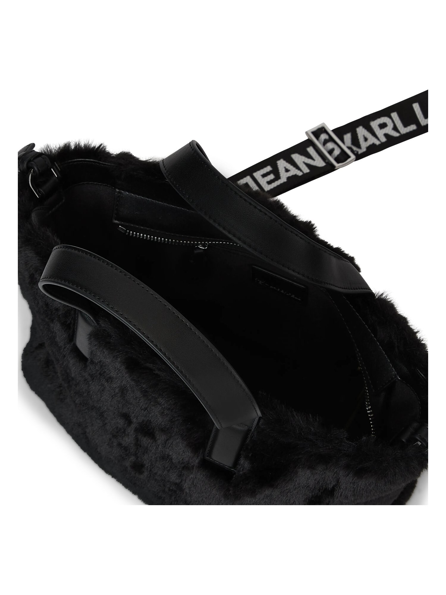KARL LAGERFELD JEANS Bolso de mano negro – imagen 7