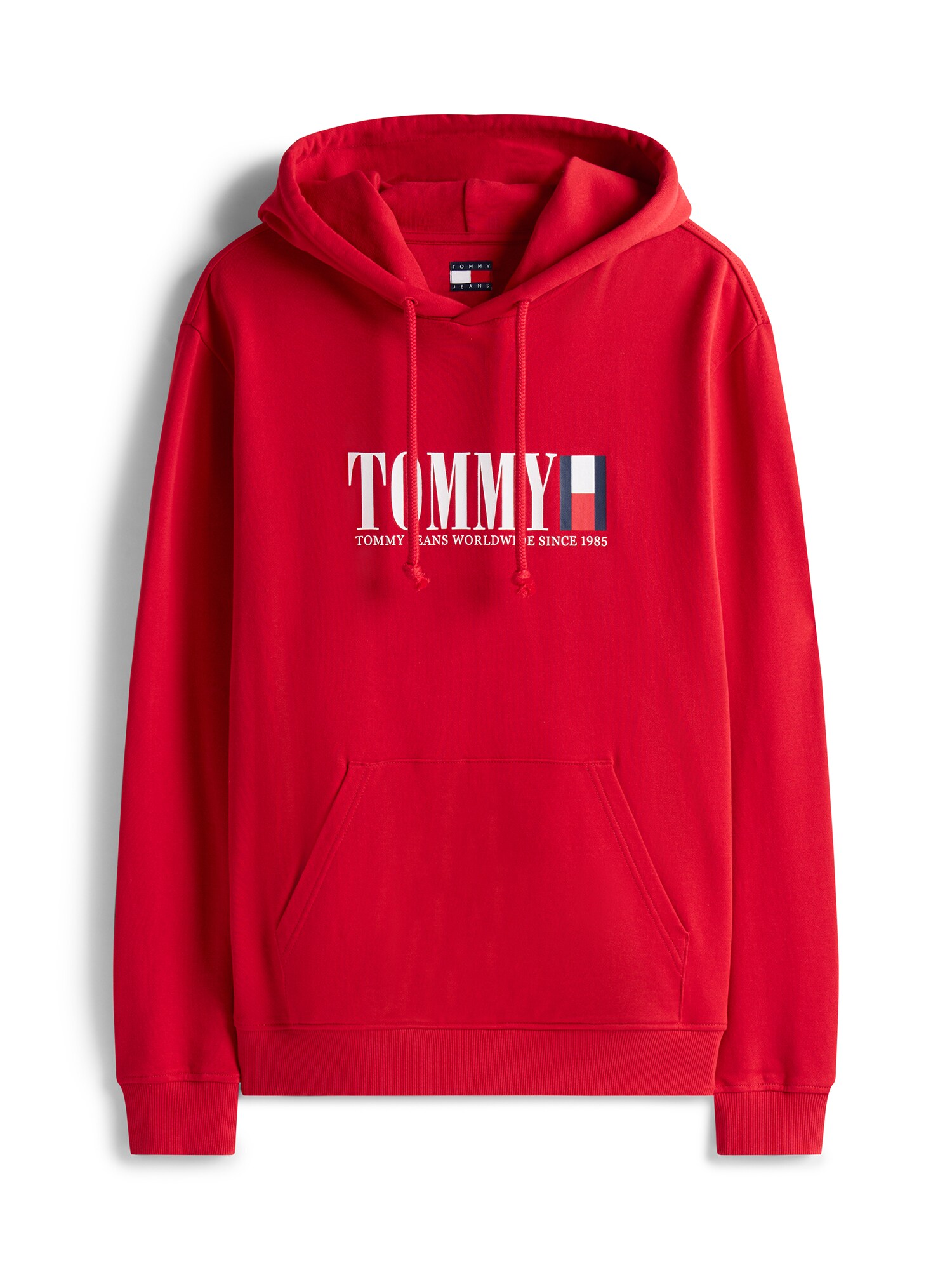 Tommy Jeans Bluză de molton  bleumarin / roșu / alb
