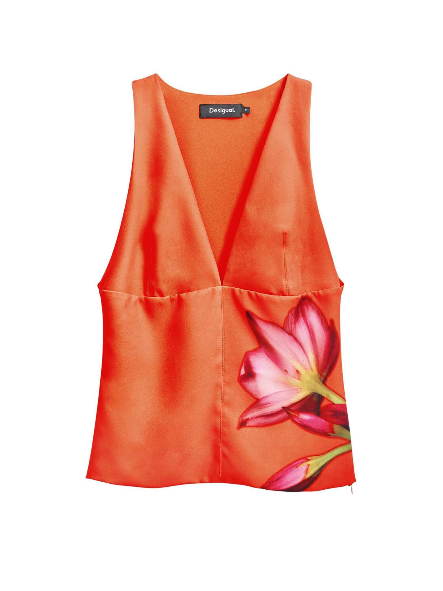 Desigual Bluză  verde / portocaliu / roz