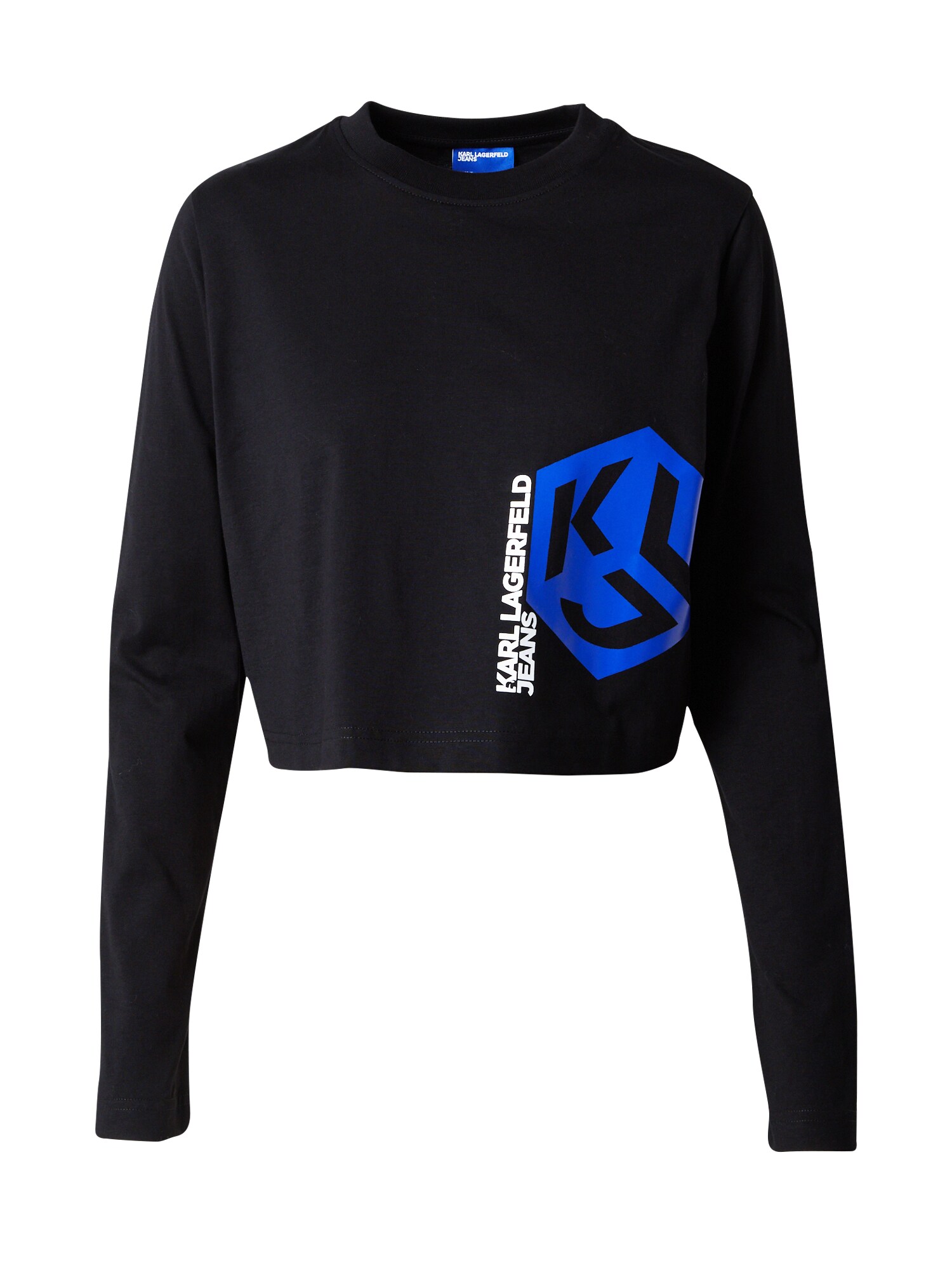 KARL LAGERFELD JEANS Tričko  modrá / čierna / šedobiela