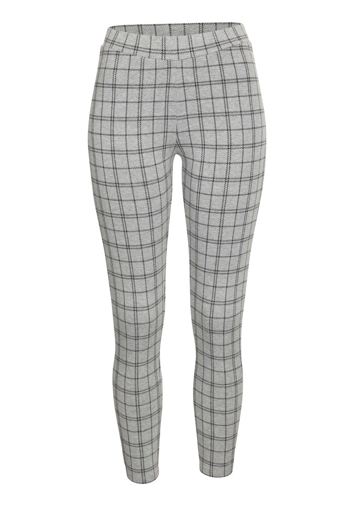 LASCANA Leggings Damen Größe L/XL graumeliert / schwarz