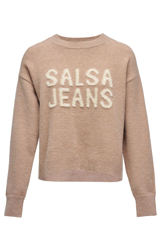 Salsa Jeans Langarm-shirts Damen Größe L beige