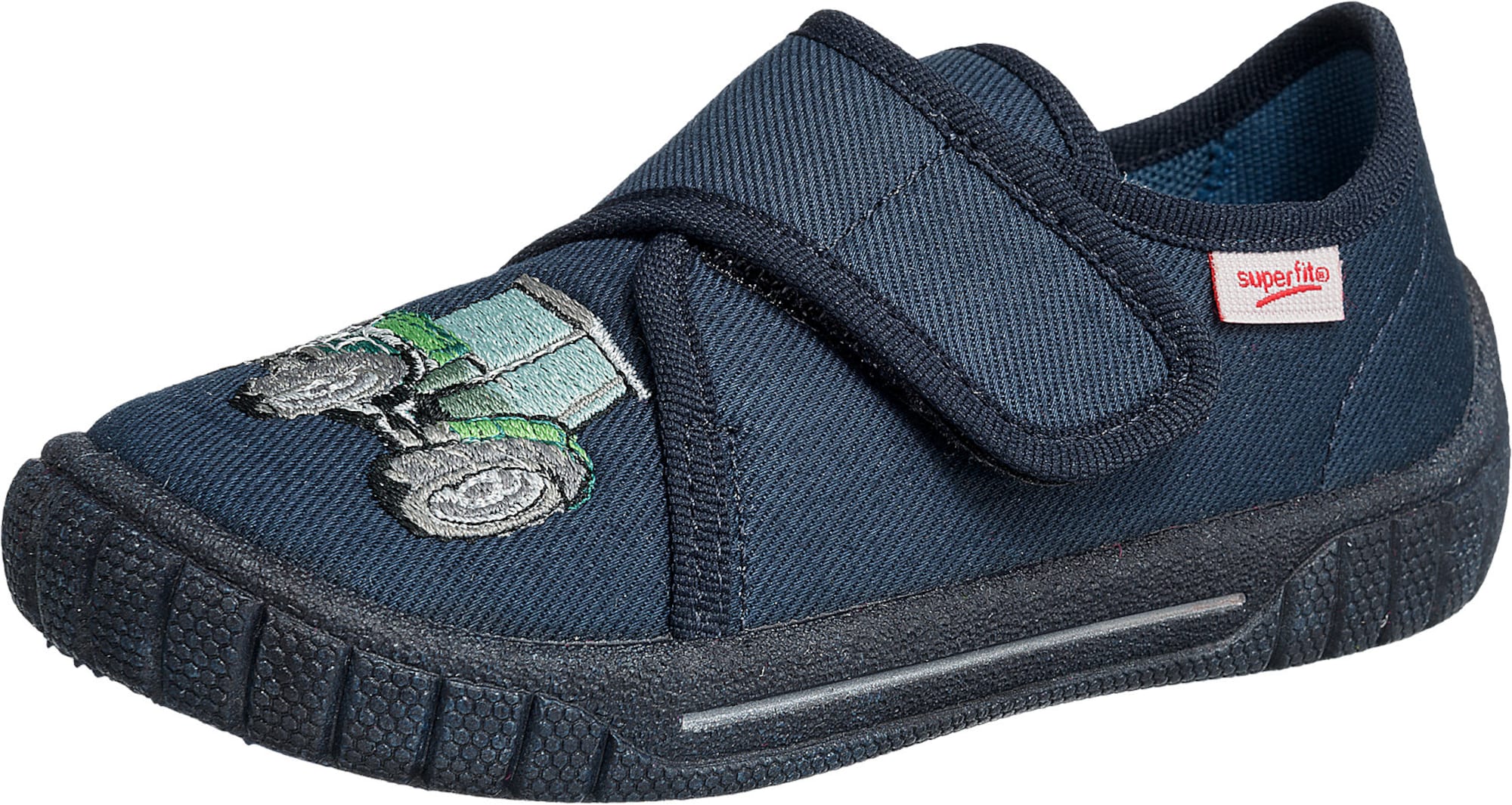 SUPERFIT Papuci de casă Bill  albastru noapte / albastru aqua / gri argintiu / verde deschis