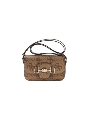 GUESS Bolso de hombro 'Janie Logo Cnvrtbl Xbody Flap'  marrón claro