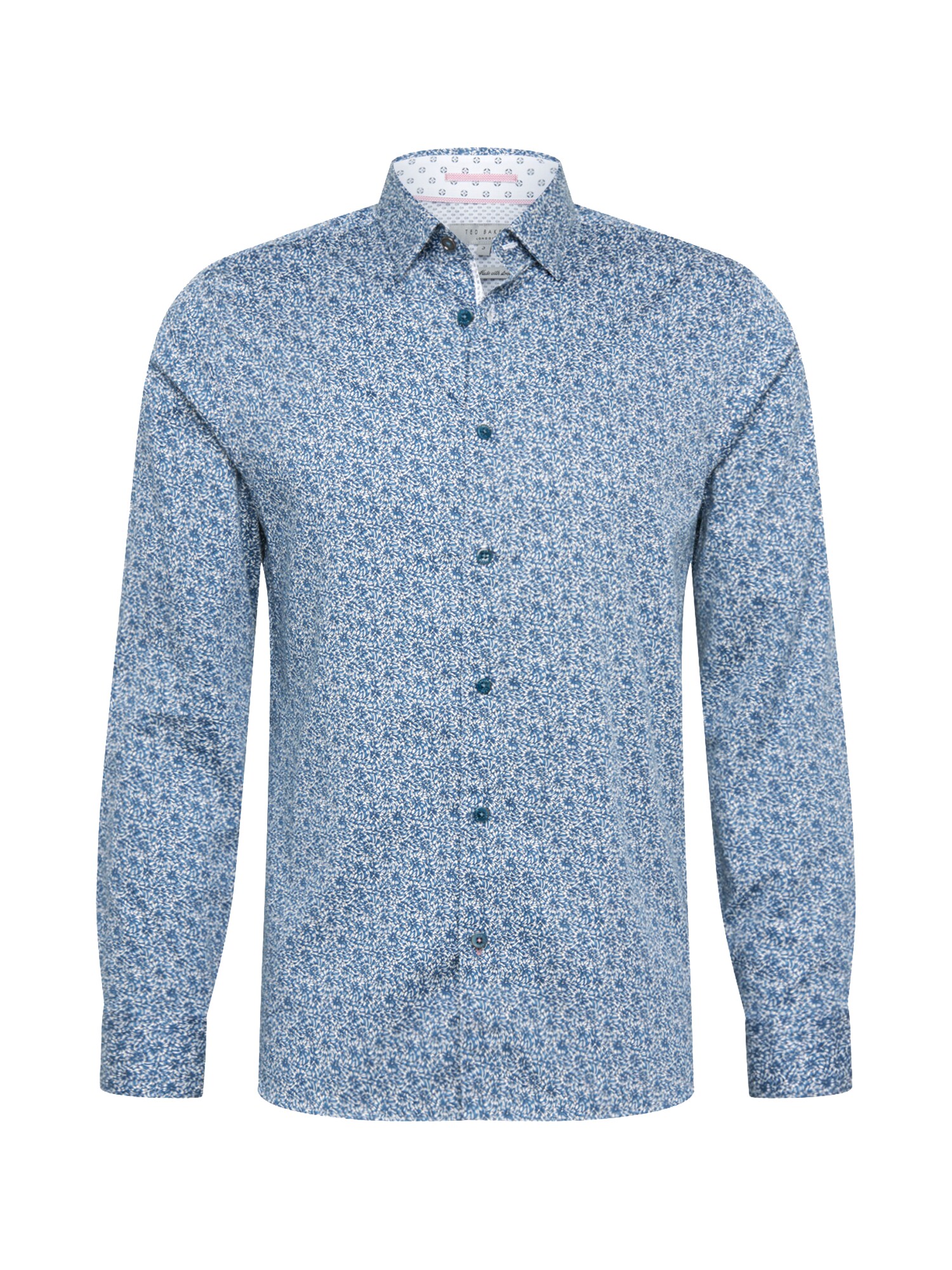 Ted Baker Dalykiniai marškiniai 'Copop'  balta / mėlyna