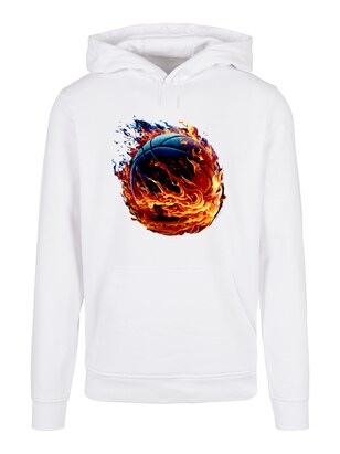 F4NT4STIC Sweatshirt ‘Basketball’ Gemengde kleuren / Wit